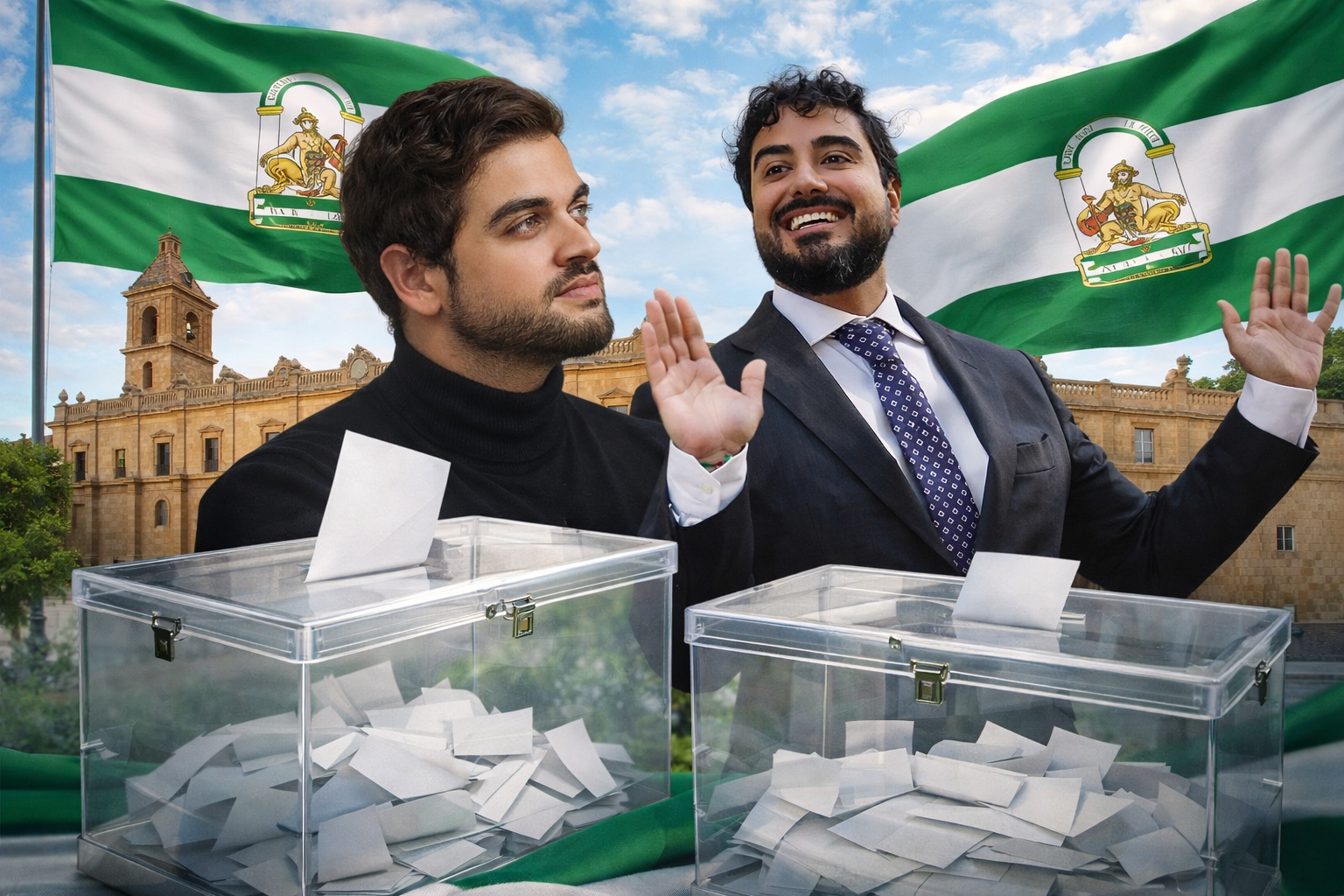 La amenaza Alvise en las elecciones de Andalucía: su candidato será Adrián Yacar, un policía sevillano con una empresa de IA.