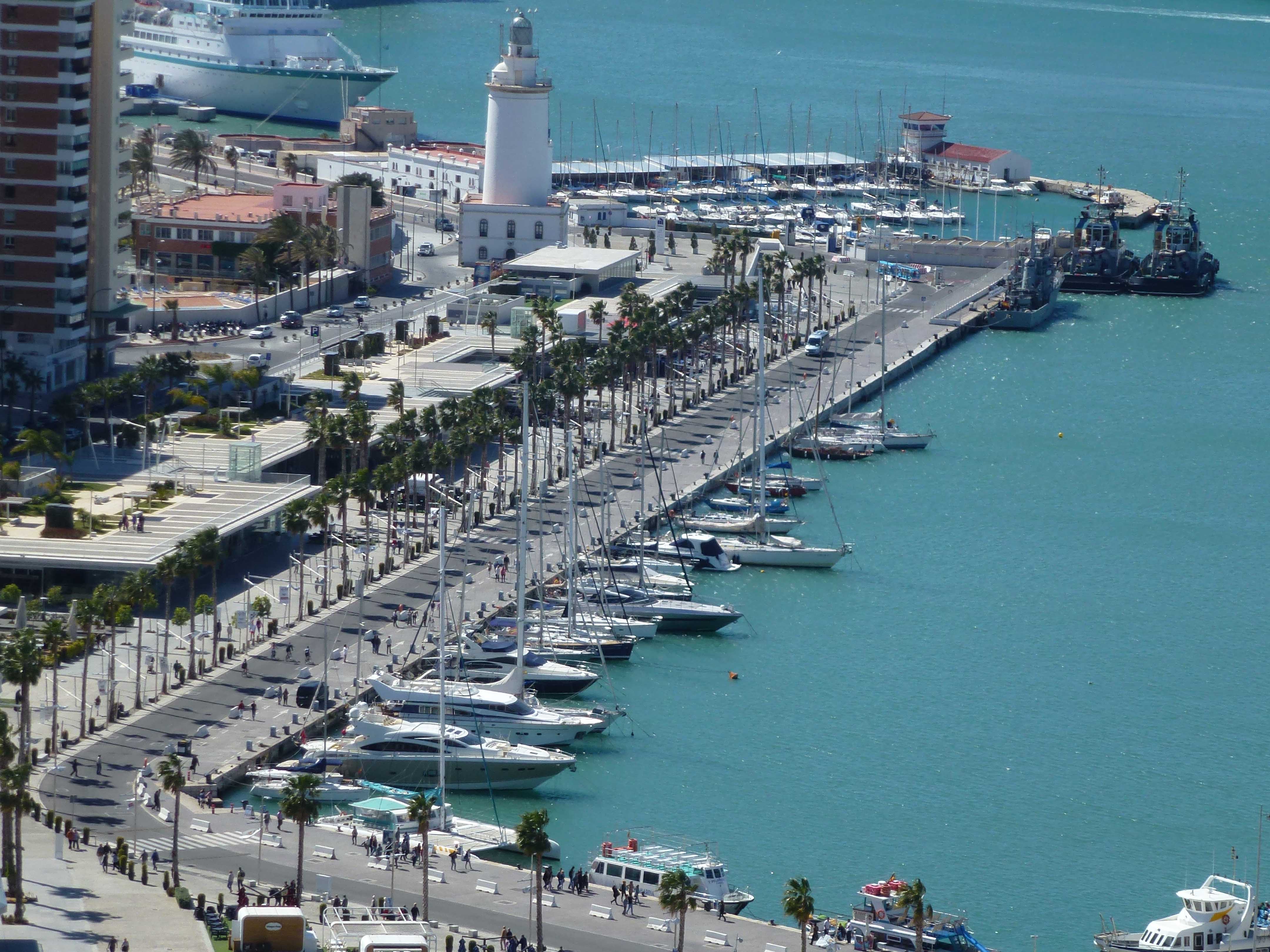 Imagen del Puerto de Málaga.