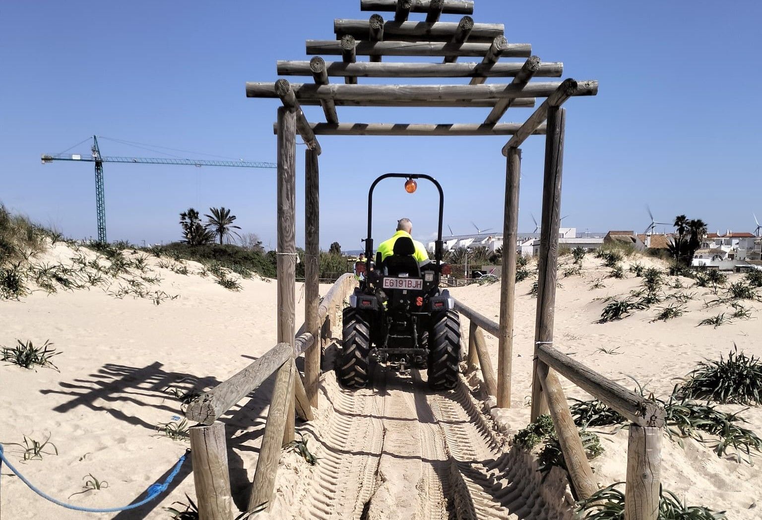 Trabajos en Barbate.