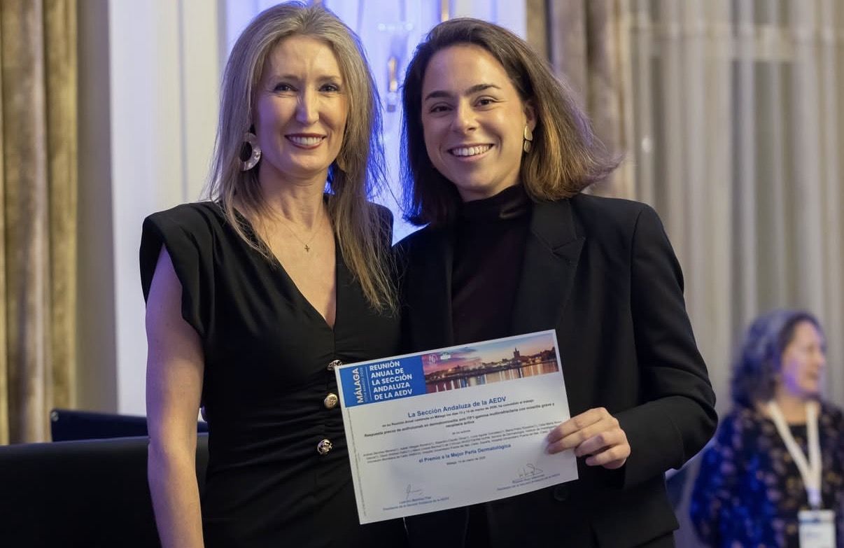 Andrea Sánchez Moreno, dermatóloga galardonada.