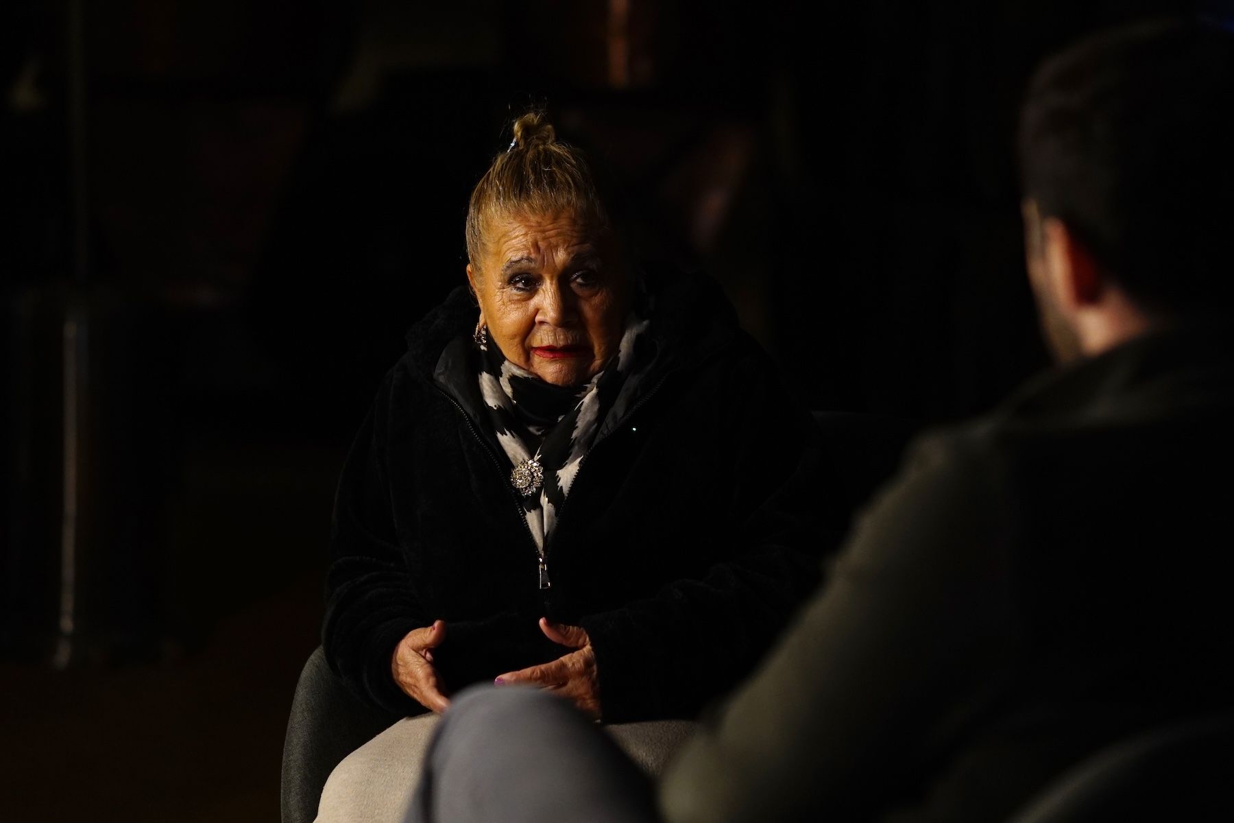 La cantaora Ana Peña, durante la entrevista en 'El Reservado'.