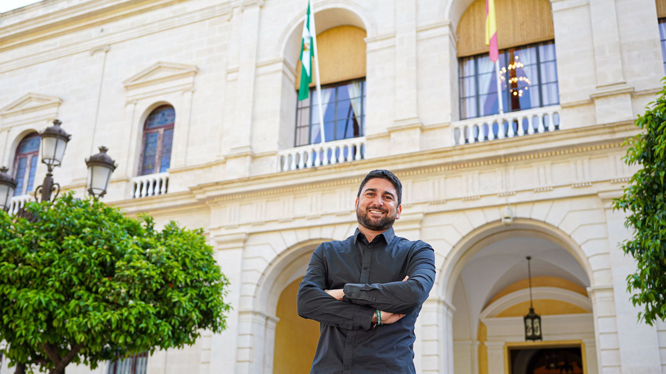 Ismael Sánchez, portavoz de IU-Podemos en el Ayuntamiento de Sevilla.