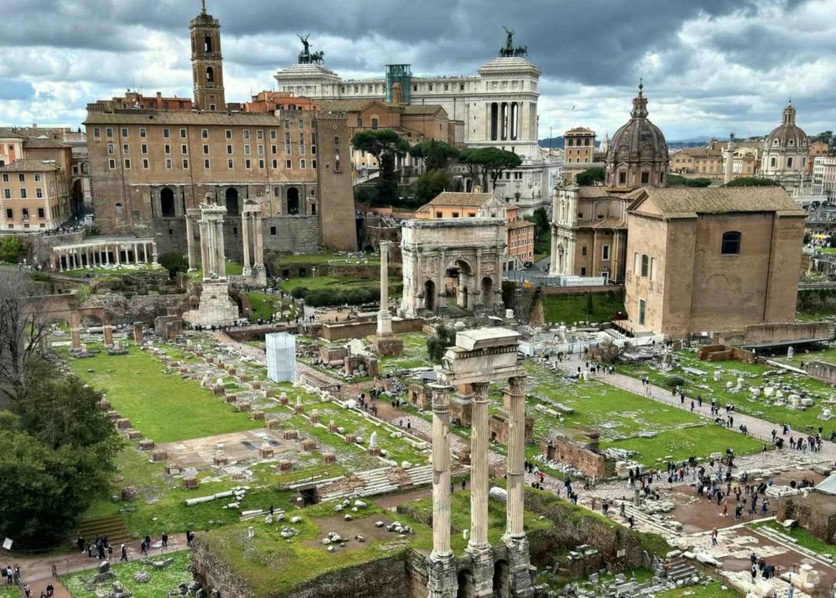 Ruinas romanas, en una imagen reciente. Ruinas romanas, en una imagen reciente.