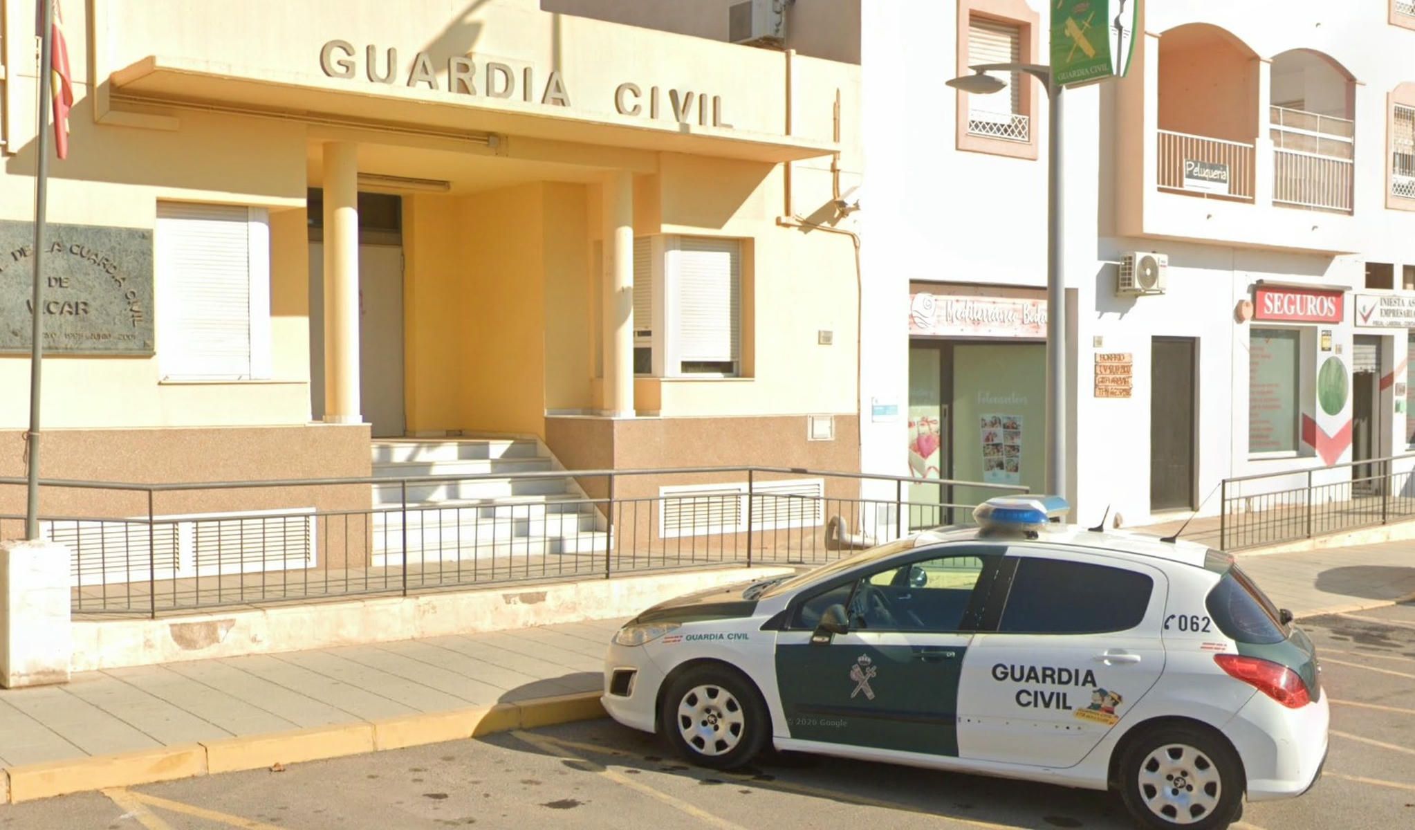 La Guardia Civil en Vícar, en una imagen de archivo. La Guardia Civil en Vícar, en una imagen de archivo.