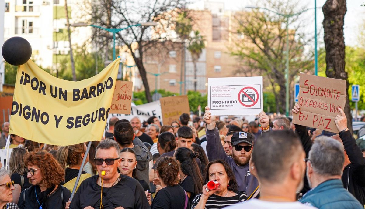 Un momento de la movilización.