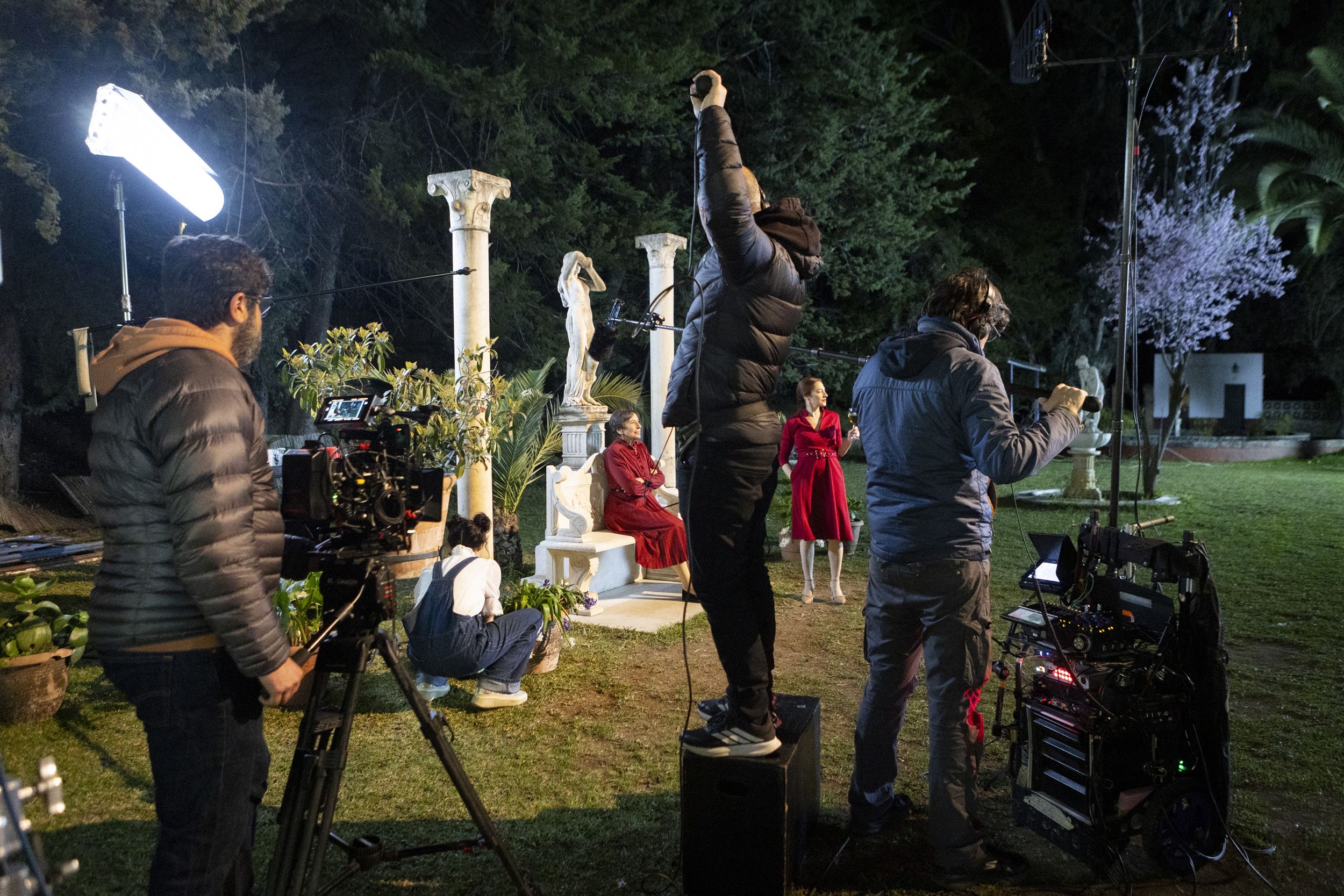 Rodaje de 'La Gran Calumnia', el nuevo thriller psicológico de la directora Rocío Martín.