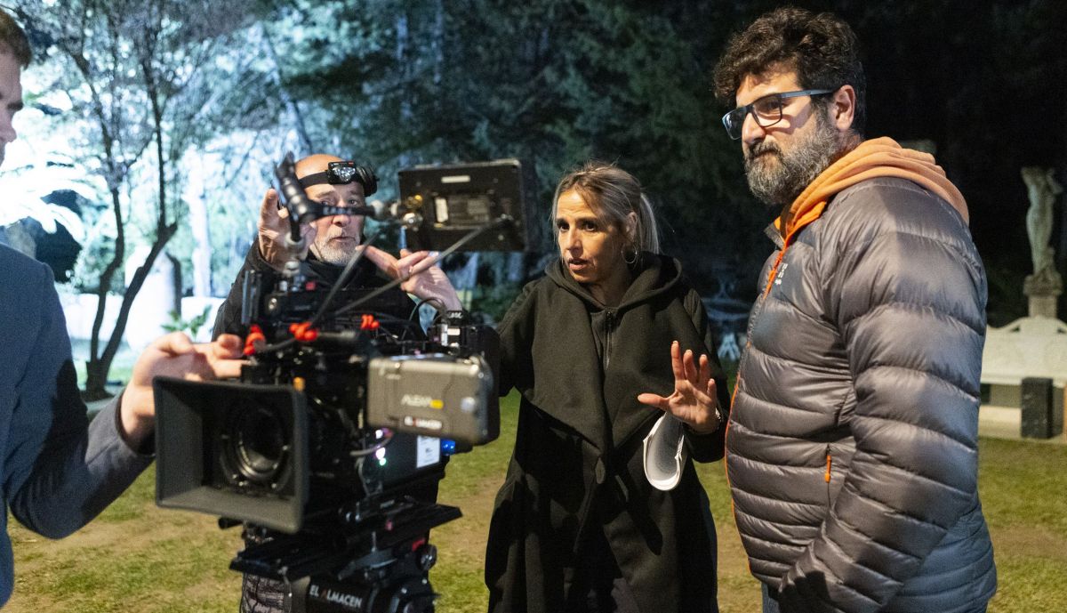 Rocío Martín, durante el rodaje.