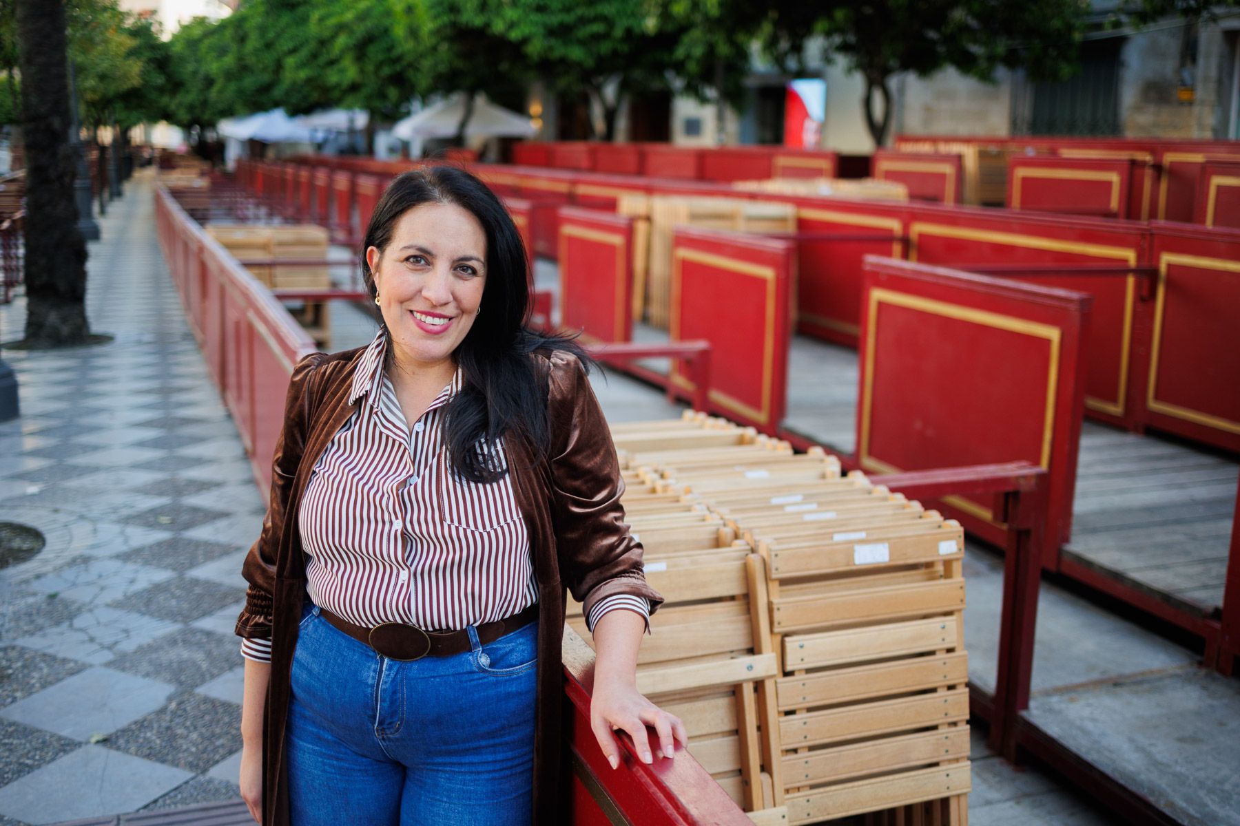 Rocío del Ojo, portavoz de la Unión de Hermandades de Jerez.