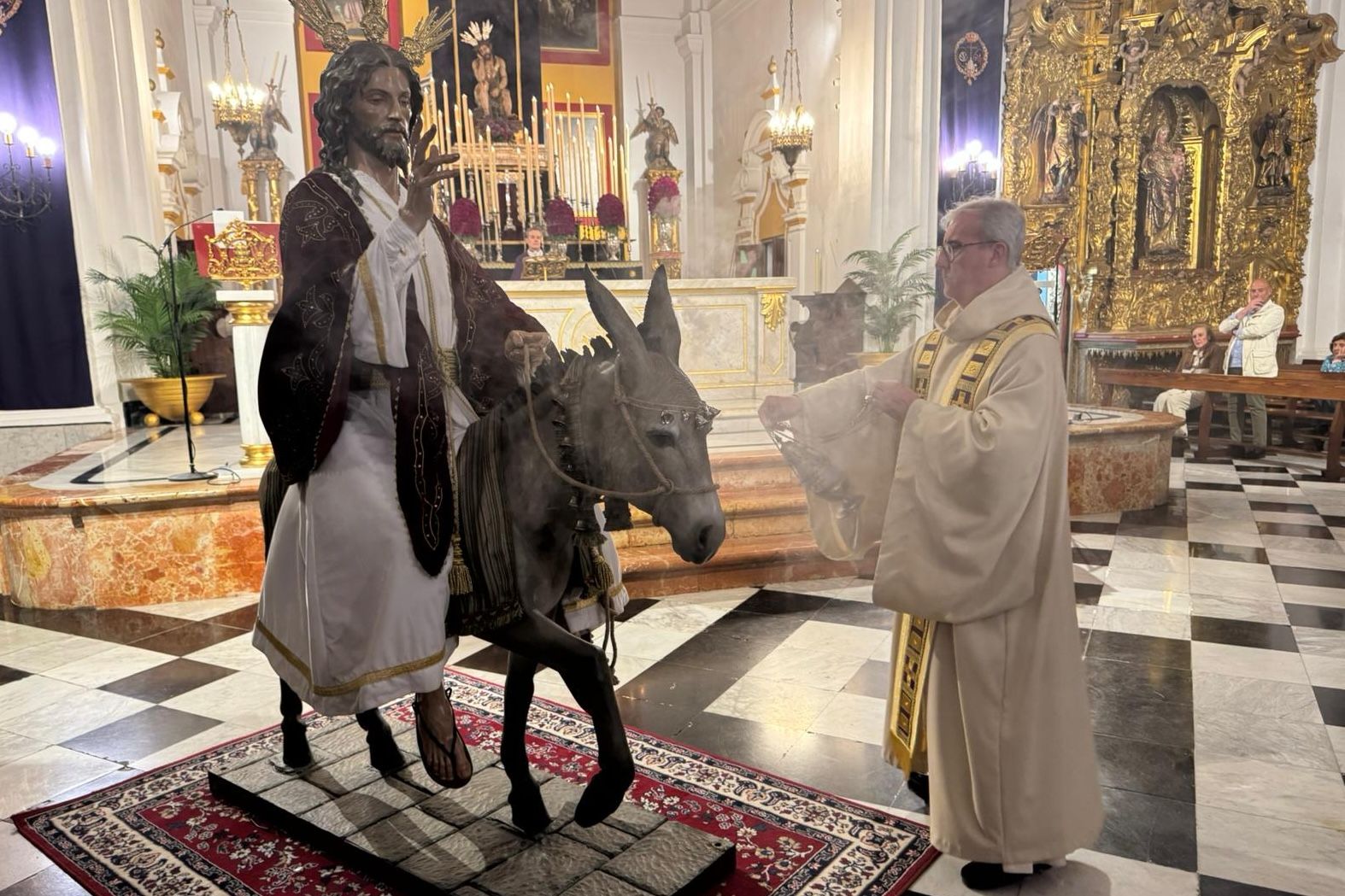 La nueva Borriquita de Carmona. La nueva Borriquita de Carmona.
