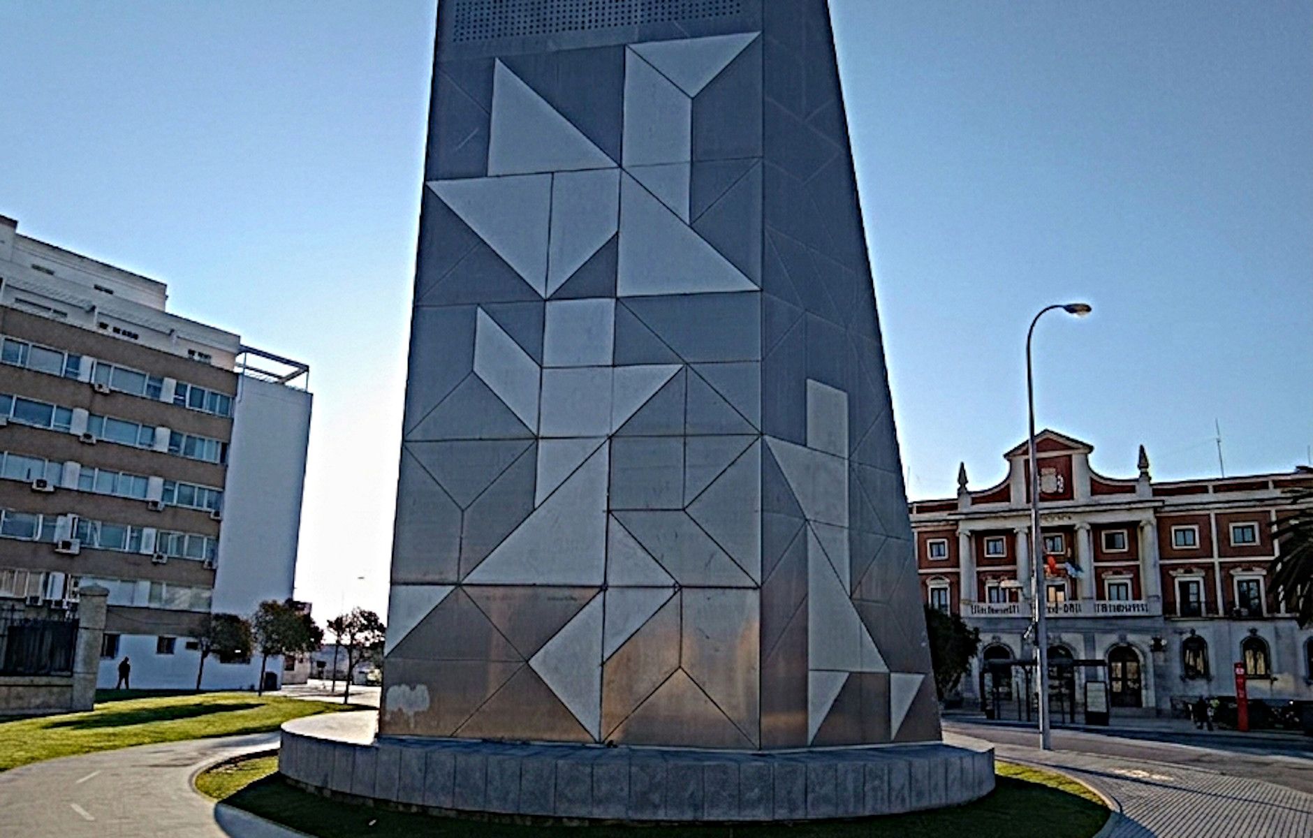 Antorchas de la Libertad. Plaza de Sevilla, desde el muelle.