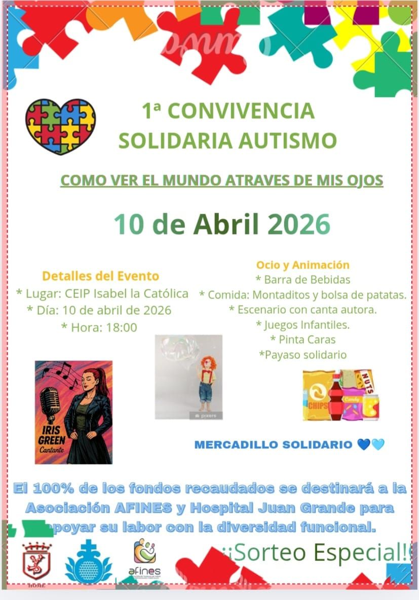 Cartel del evento solidario.