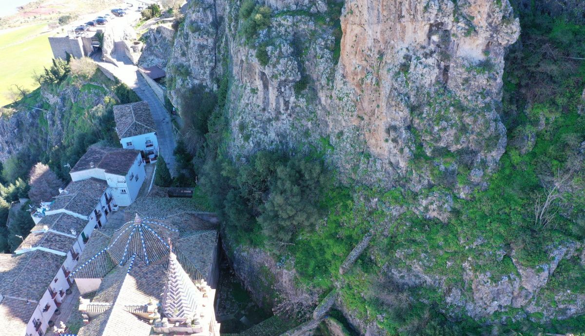 Zona de Zahara de la Sierra donde están previstas las obras de prevención. 
