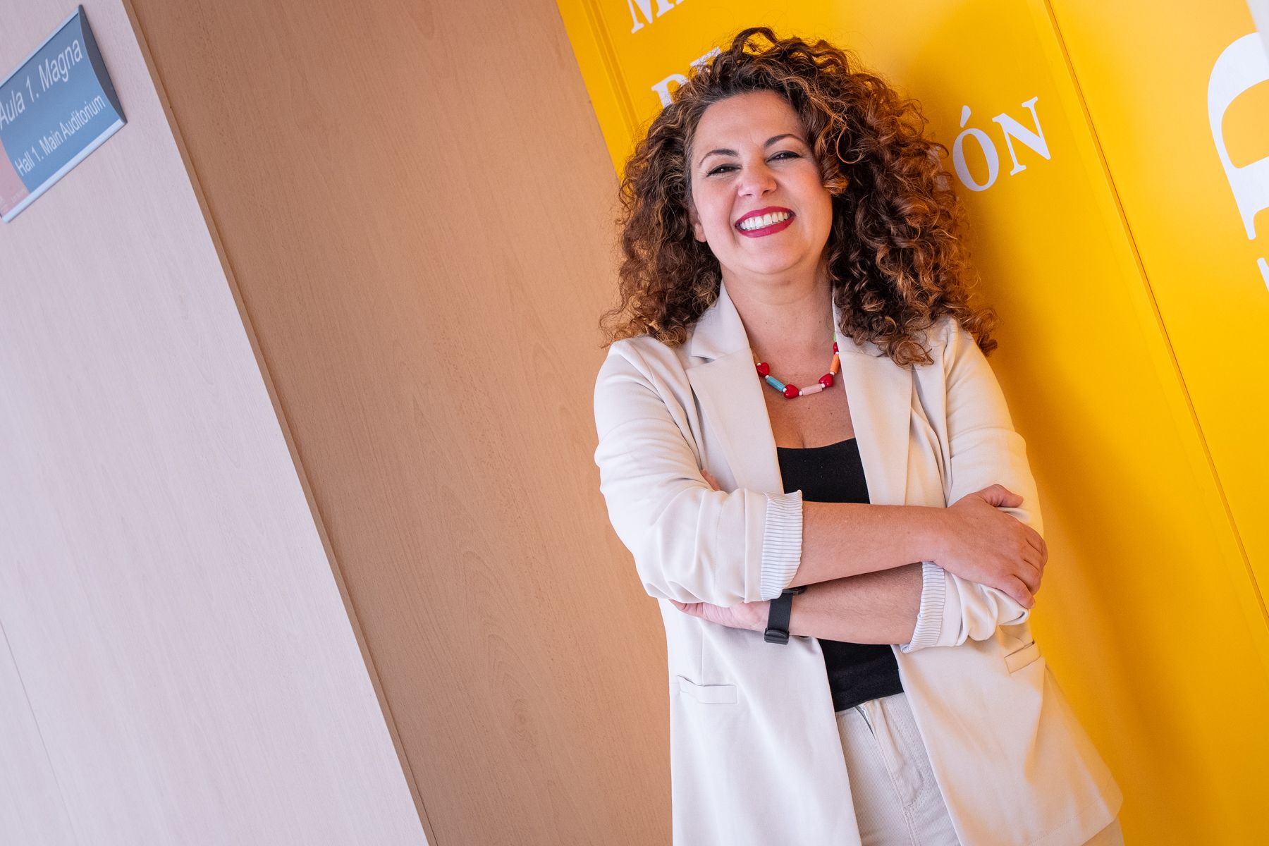 Susana Ginesta, doctora en Comunicación, retratada en días pasados.