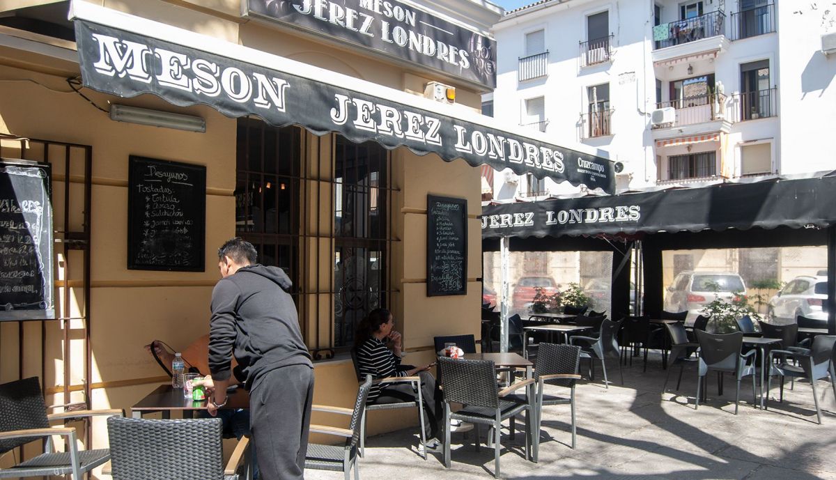 El mesón Jerez-Londres que también regentó durante décadas Julio. 