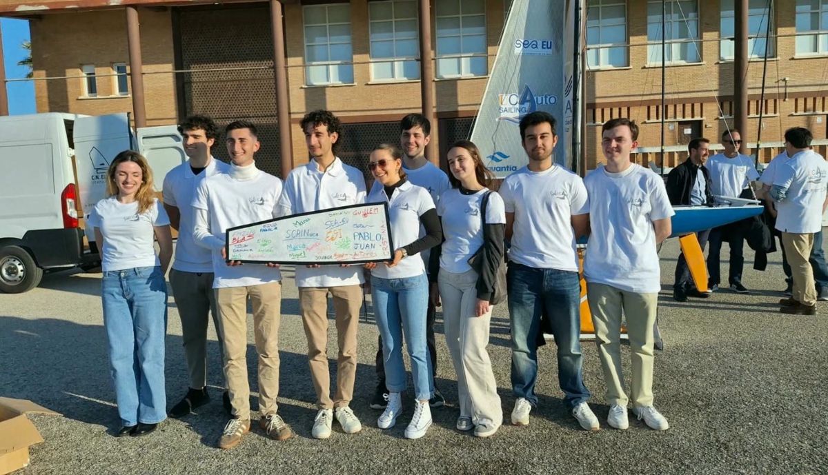 Algunos de los estudiantes participantes en este proyecto.