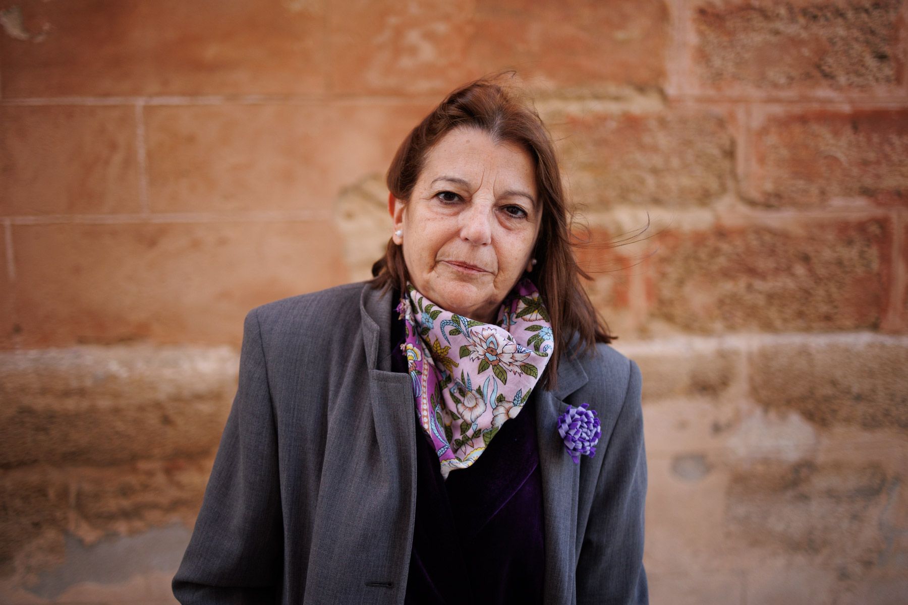 Consuelo García del Cid, tras la entrevista con lavozdelsur.es. Consuelo García del Cid, tras la entrevista con lavozdelsur.es.