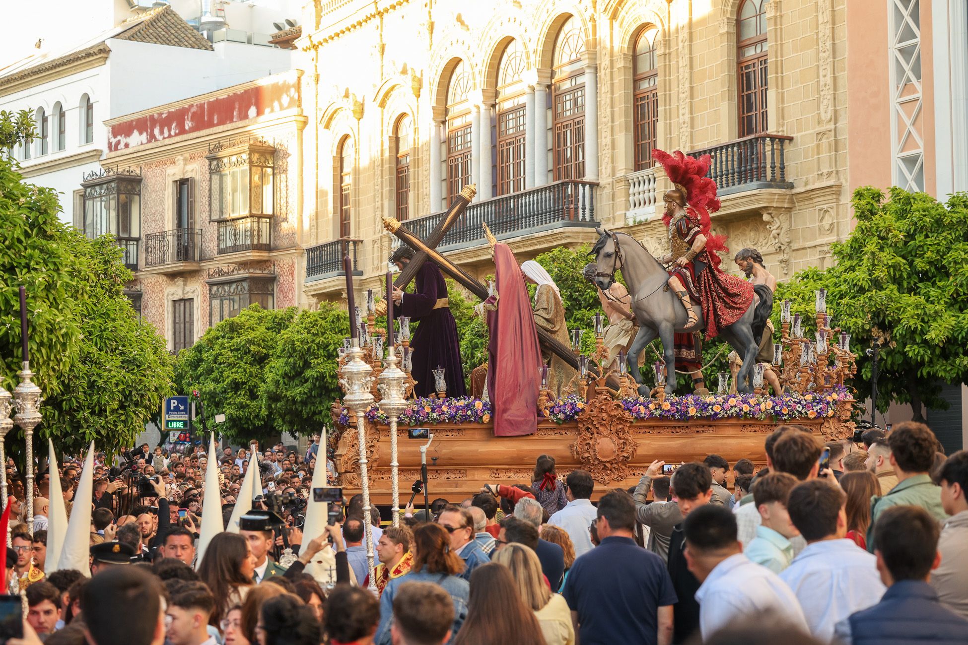 La Entrega, en el centro de Jerez.