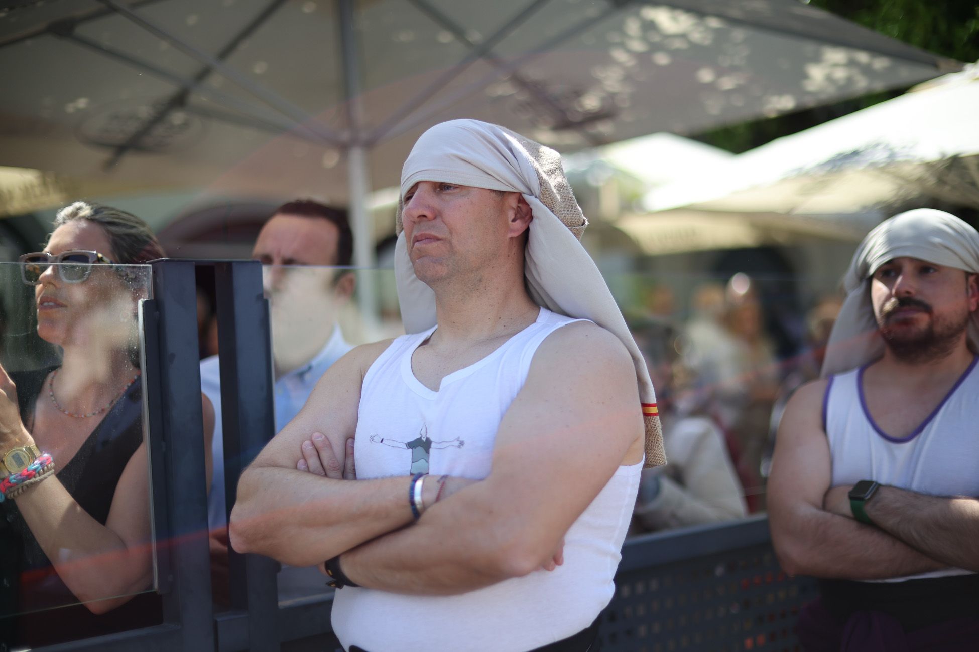 Costaleros de La Entrega.