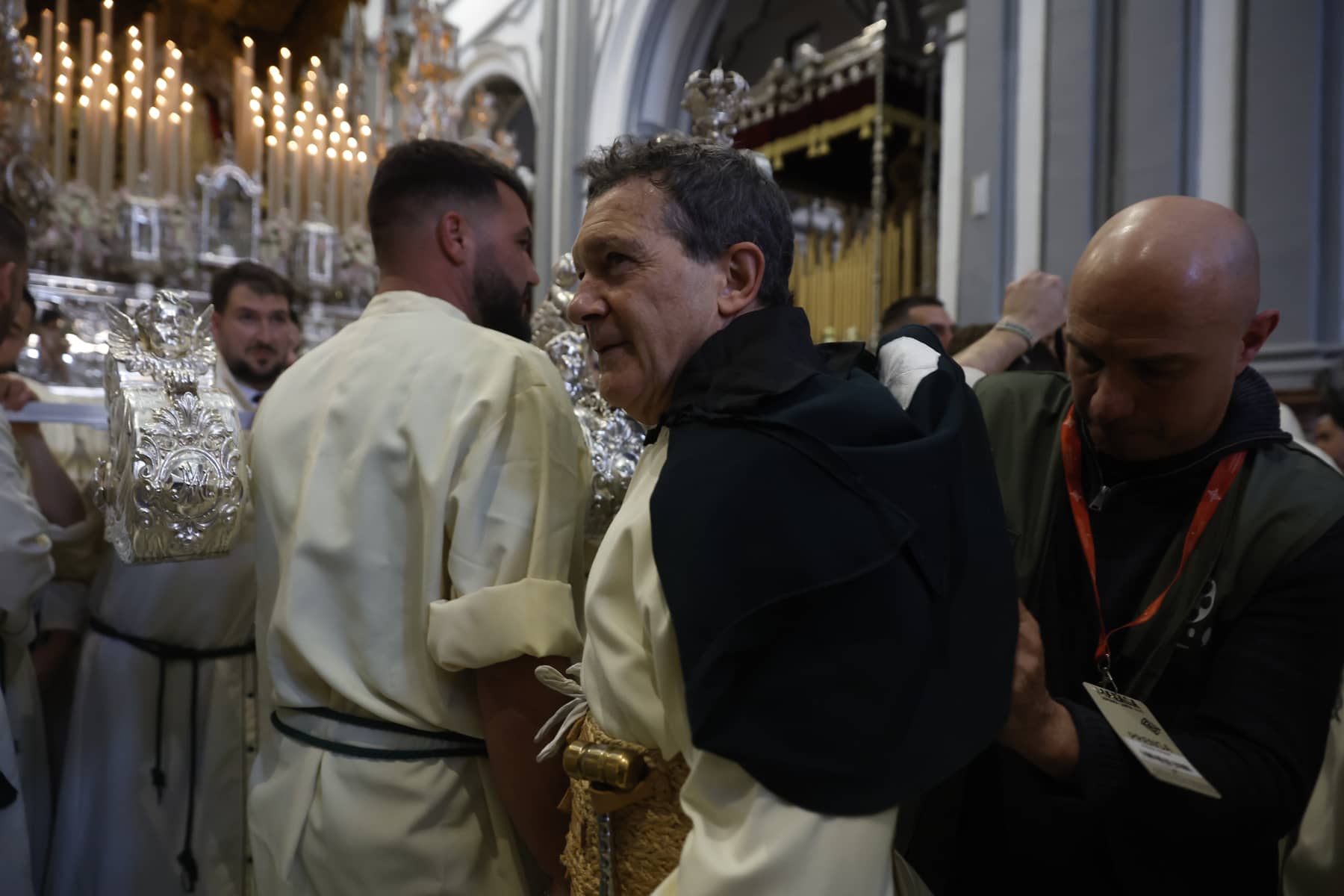 Antonio Banderas, el Domingo de Ramos en Málaga.