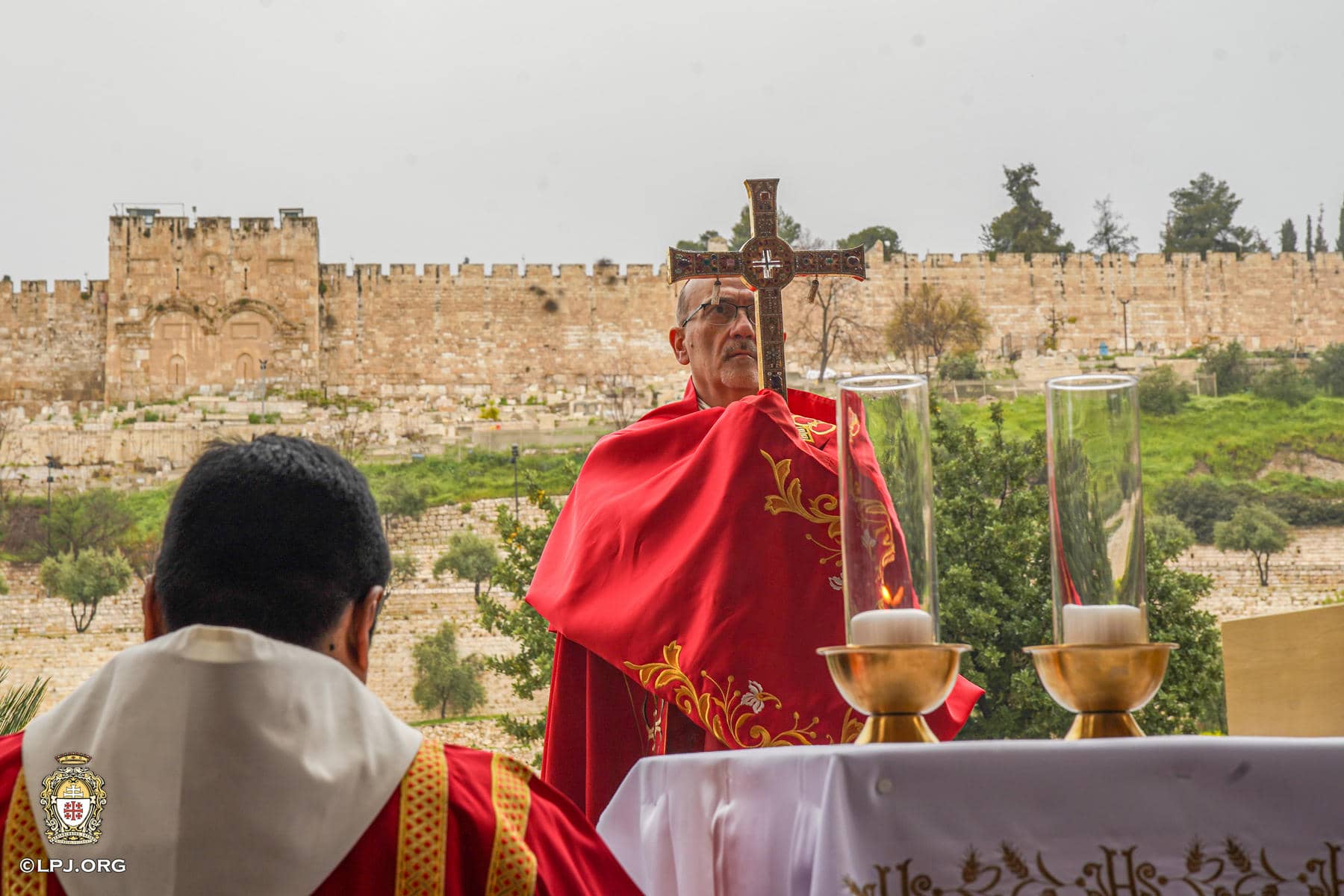 El patriarca latino de Jerusalén. El patriarca latino de Jerusalén.