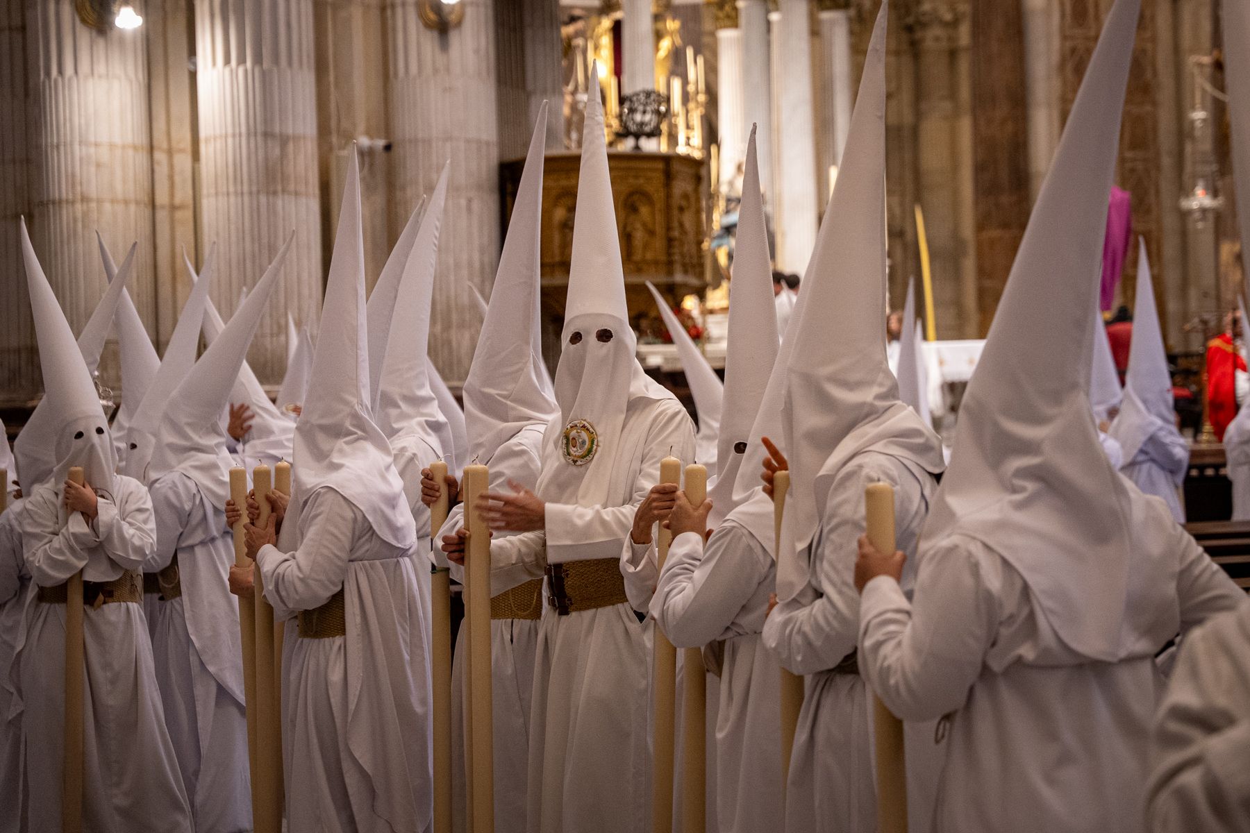 Domingo de Ramos de luz y viento: Cádiz estrena el palio de la Reina de Todos los Santos