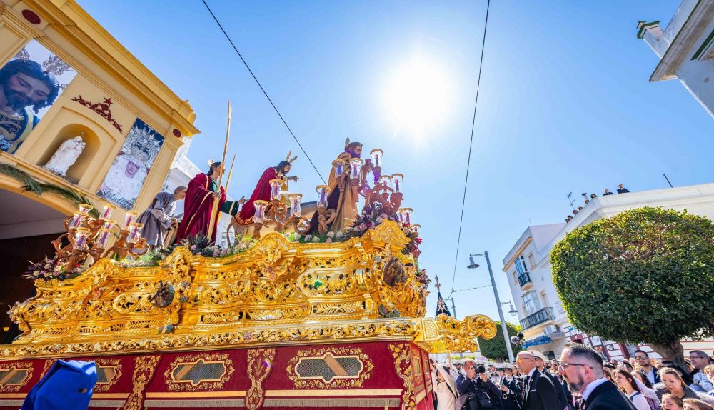 Salida de la Borriquita de la Salle.