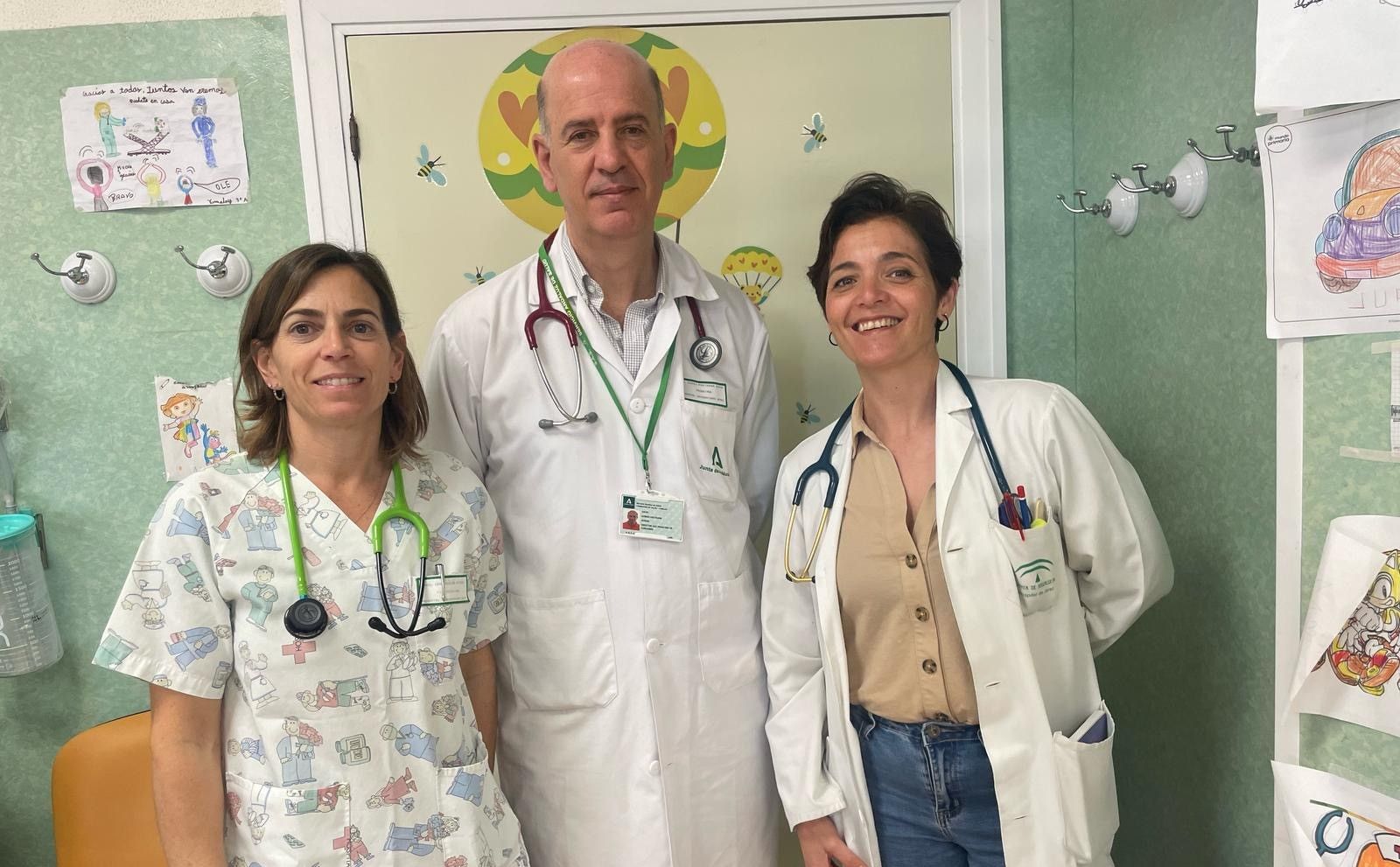 El equipo de pediatría del Hospital de Jerez.