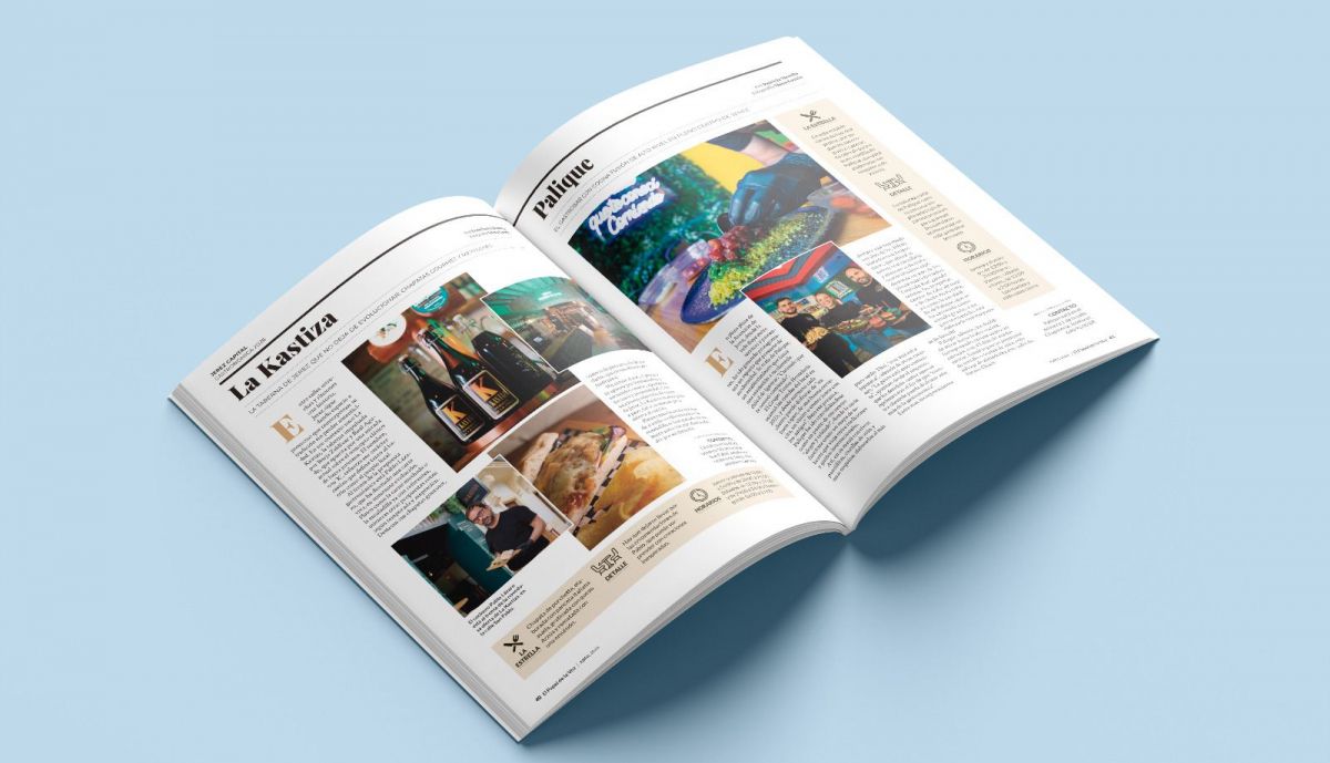Algunos de los reportajes de El Papel de La Voz, edición Jerez Capital Española de la Gastronomía.