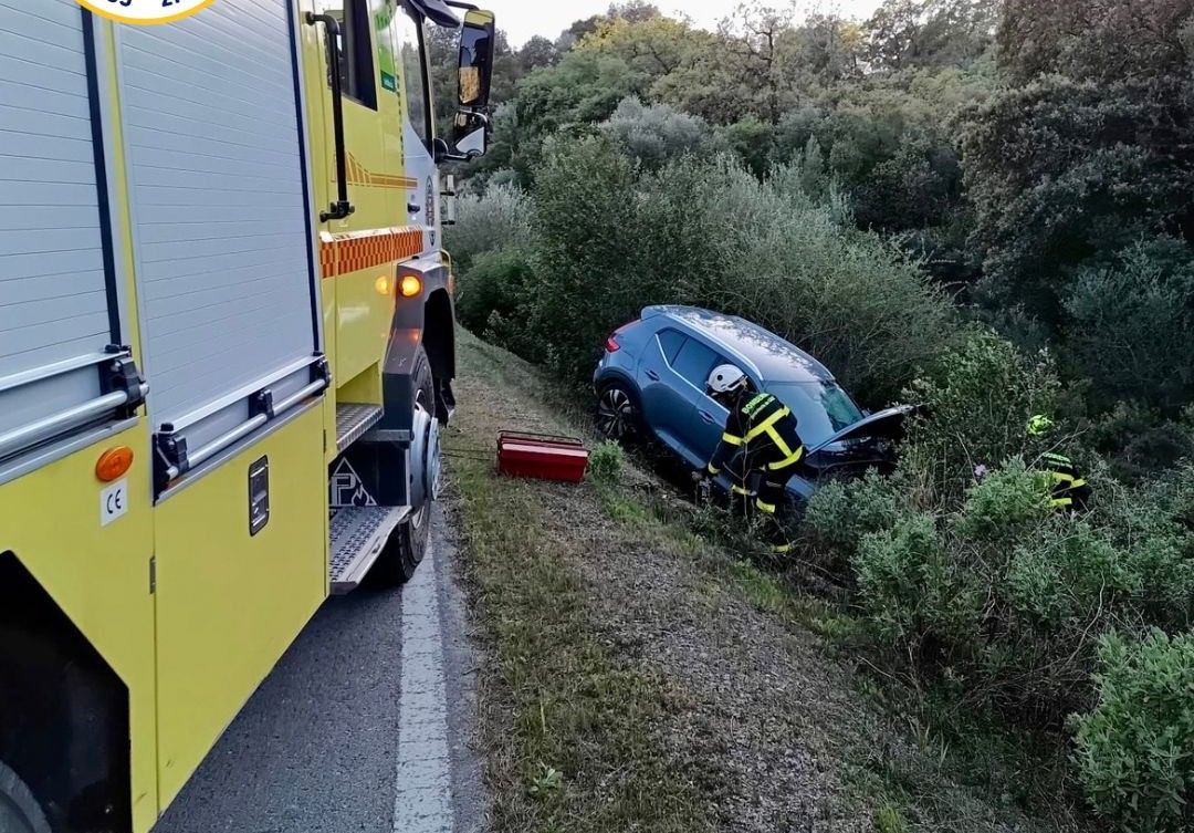 Accidente en la Sierra de Cádiz.