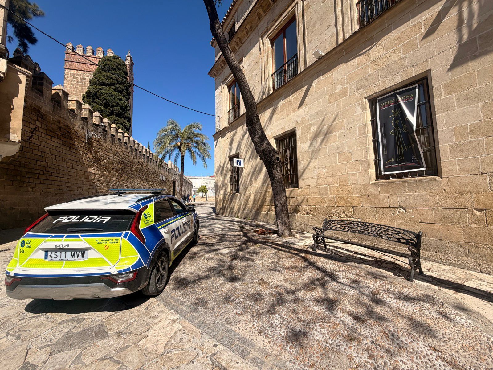 Dispositivo de la Policía Local de El Puerto en Semana Santa.