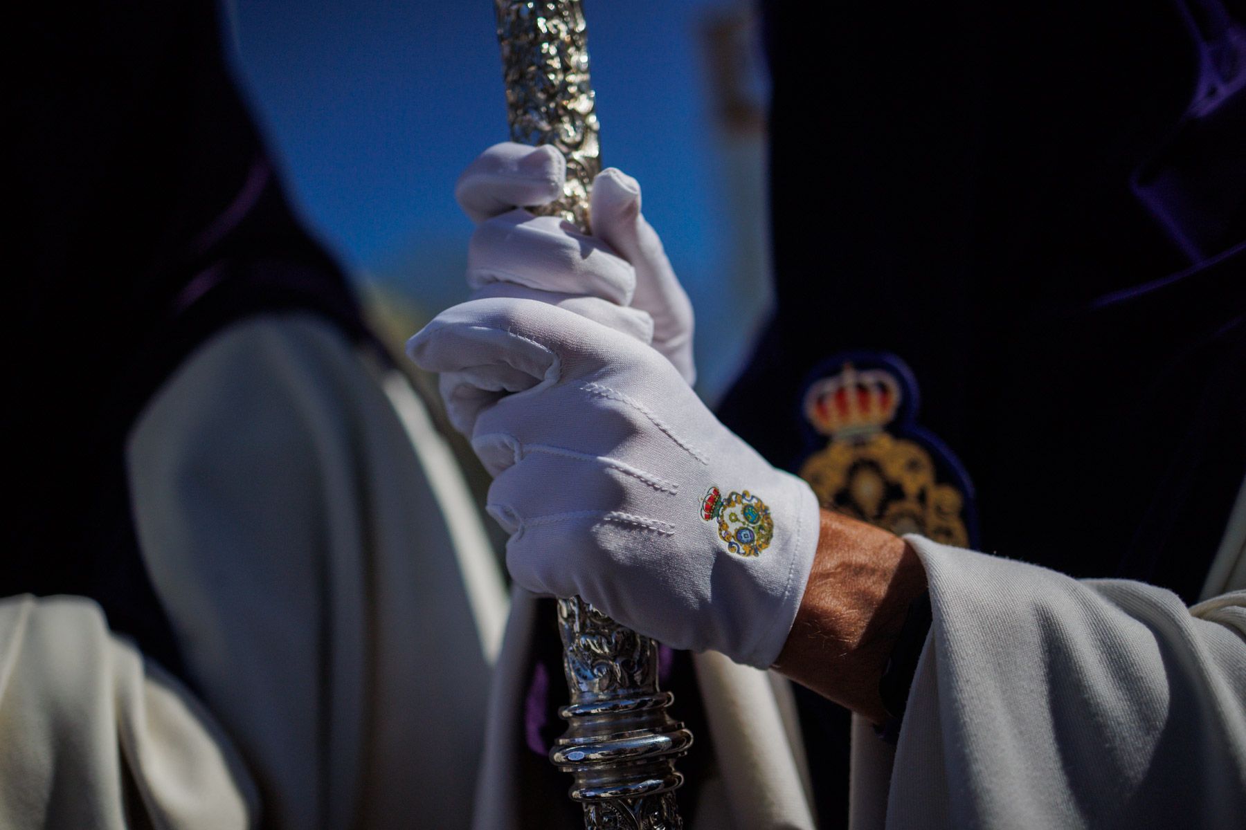 La hermandad de Candelaria, de La Plata, procesionando este Lunes Santo en Jerez