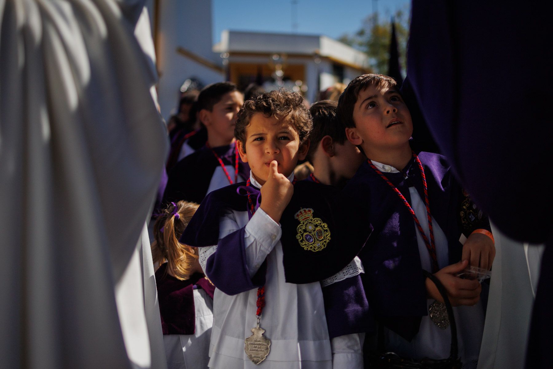 La hermandad de Candelaria, de La Plata, procesionando este Lunes Santo en Jerez