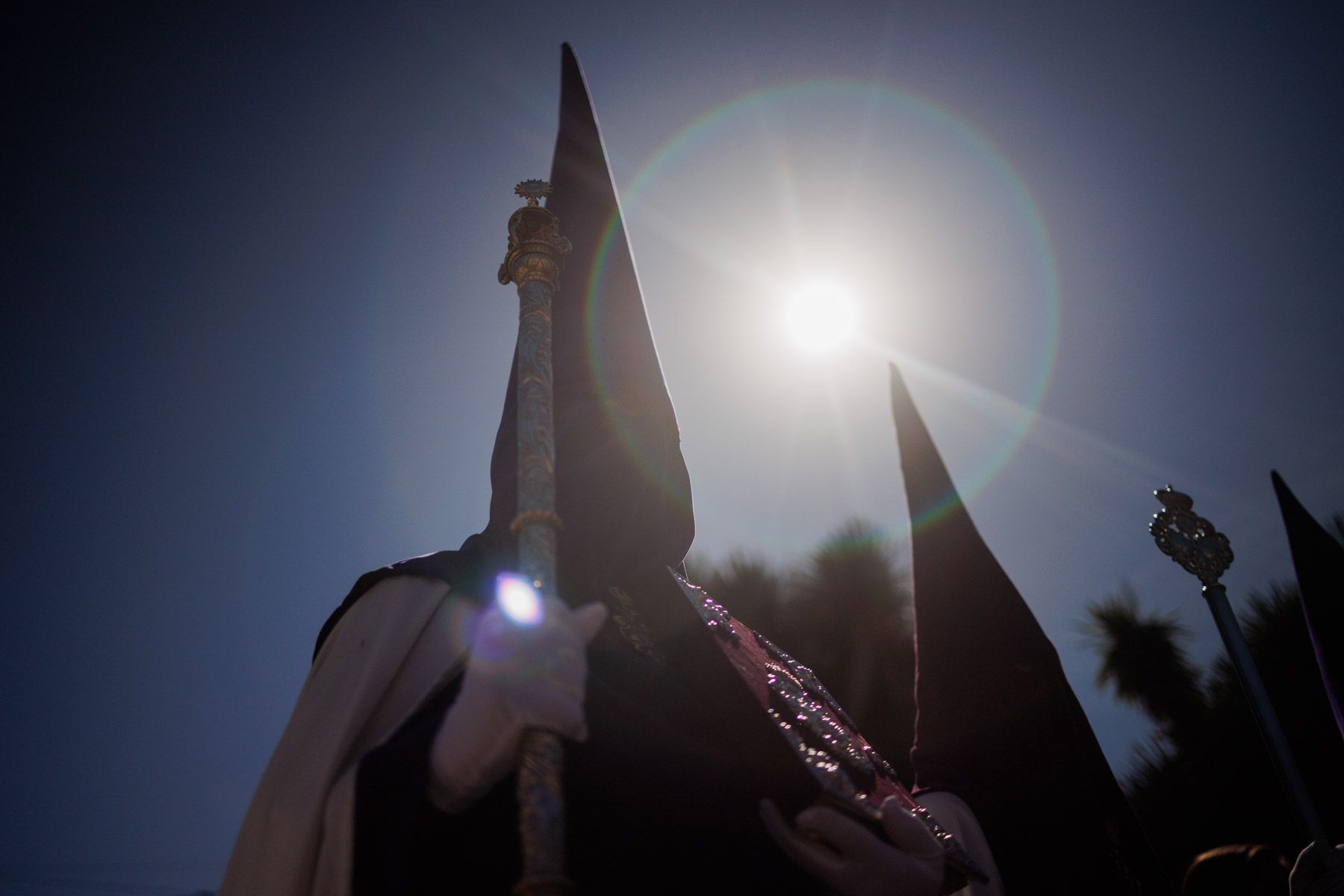 La hermandad de Candelaria, de La Plata, procesionando este Lunes Santo en Jerez