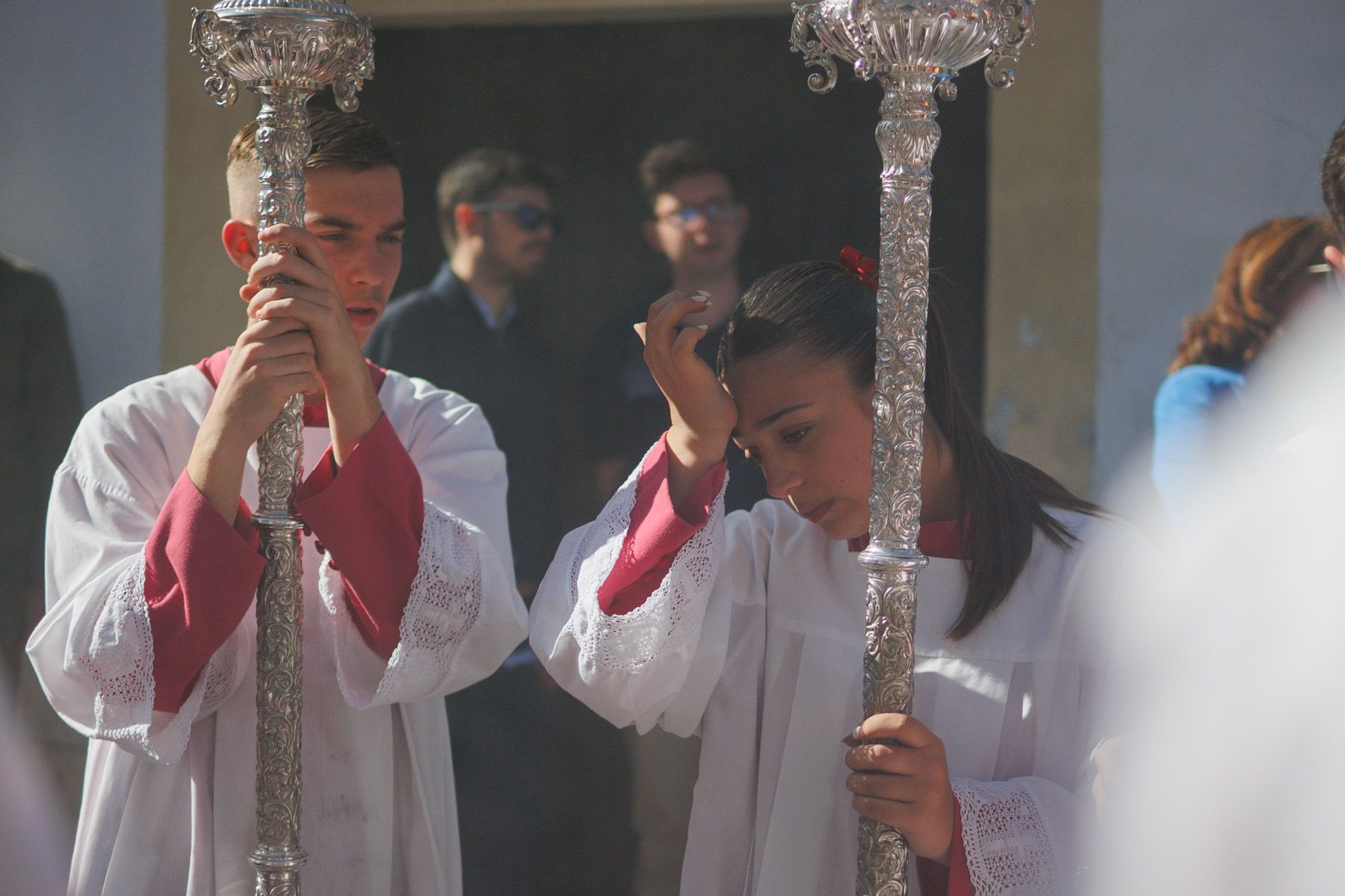 La Paz de Fátima procesiona en un Lunes Santo perfecto en Jerez