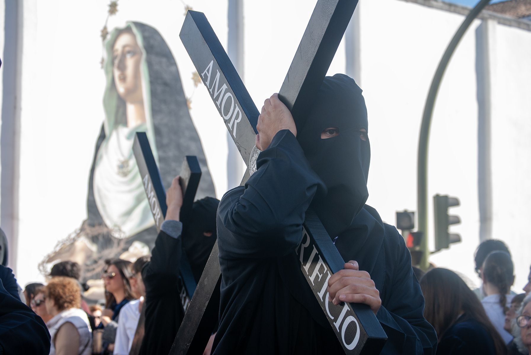 Hermandad de Amor y Sacrificio este Lunes Santo en Jerez. Hermandad de Amor y Sacrificio este Lunes Santo en Jerez.