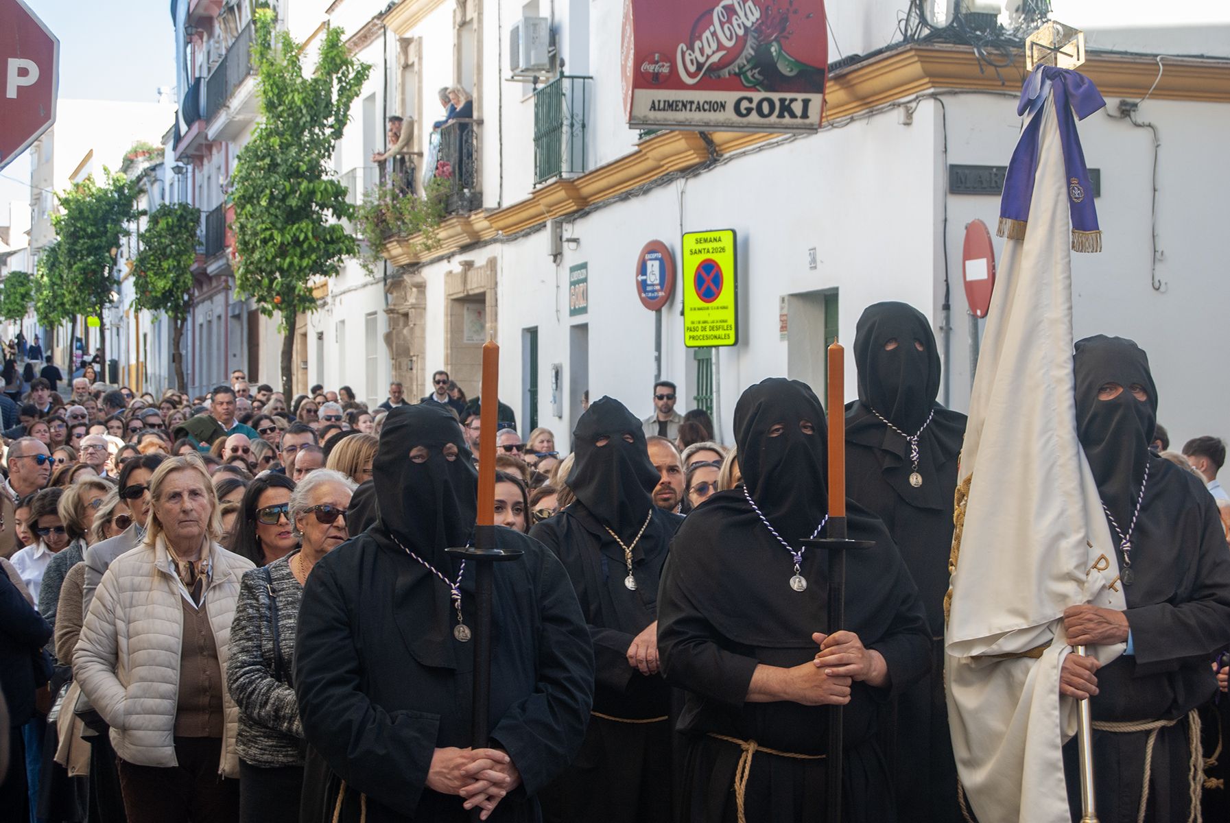 Hermandad de Amor y Sacrificio este Lunes Santo en Jerez.