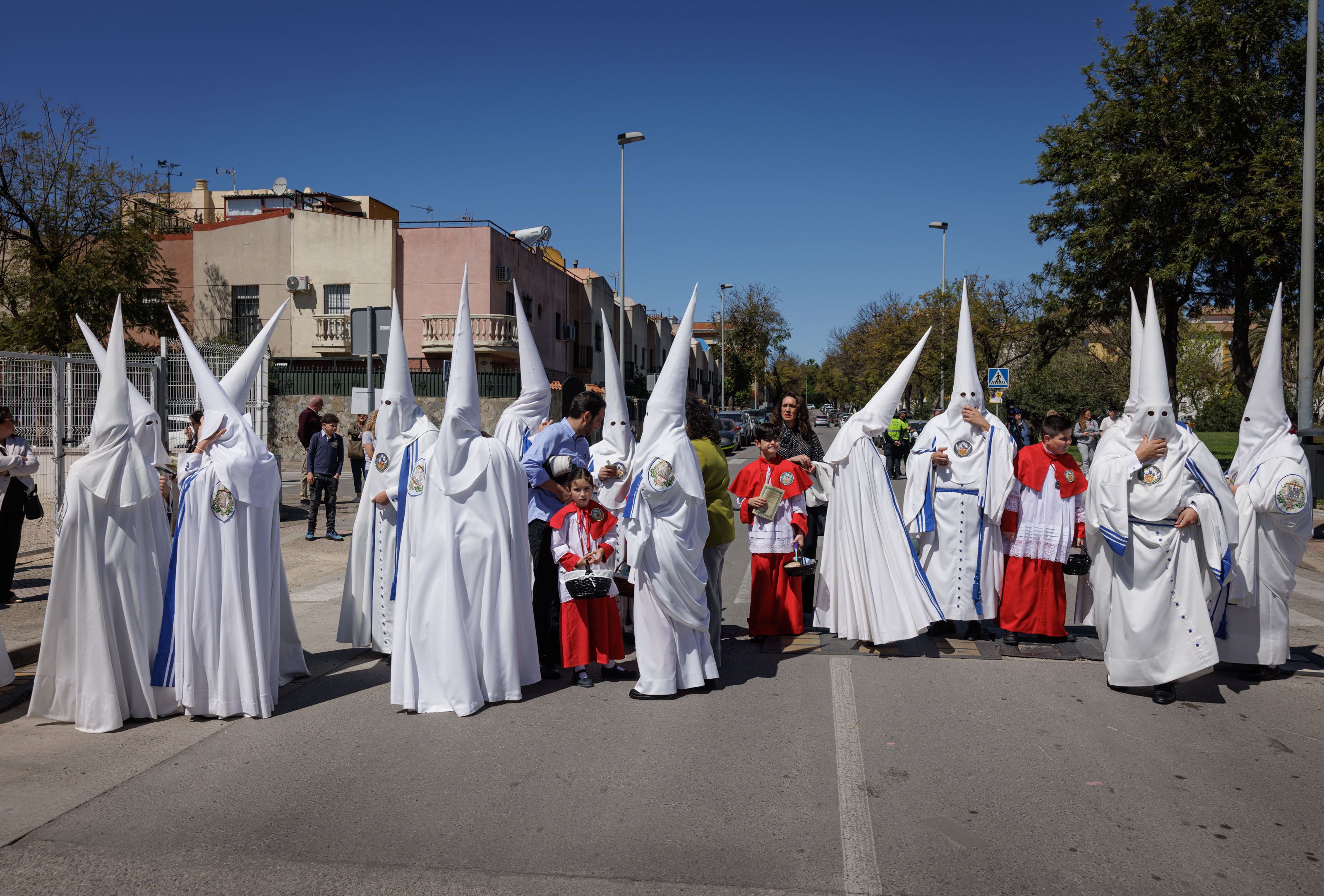 Imagen de la Hermandad de La Sed este Lunes Santo. Imagen de la Hermandad de La Sed este Lunes Santo.