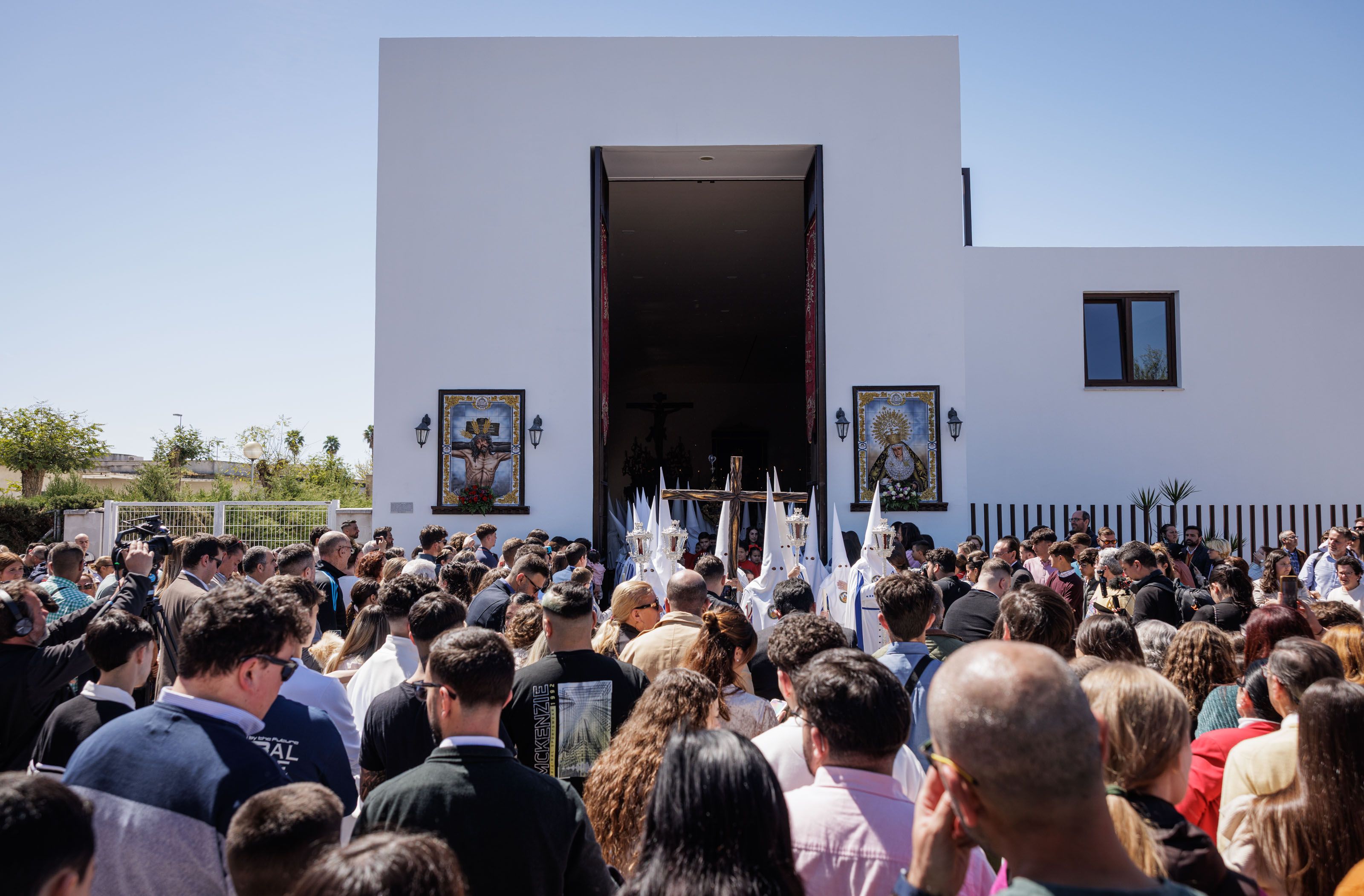 Imagen de la Hermandad de La Sed este Lunes Santo.