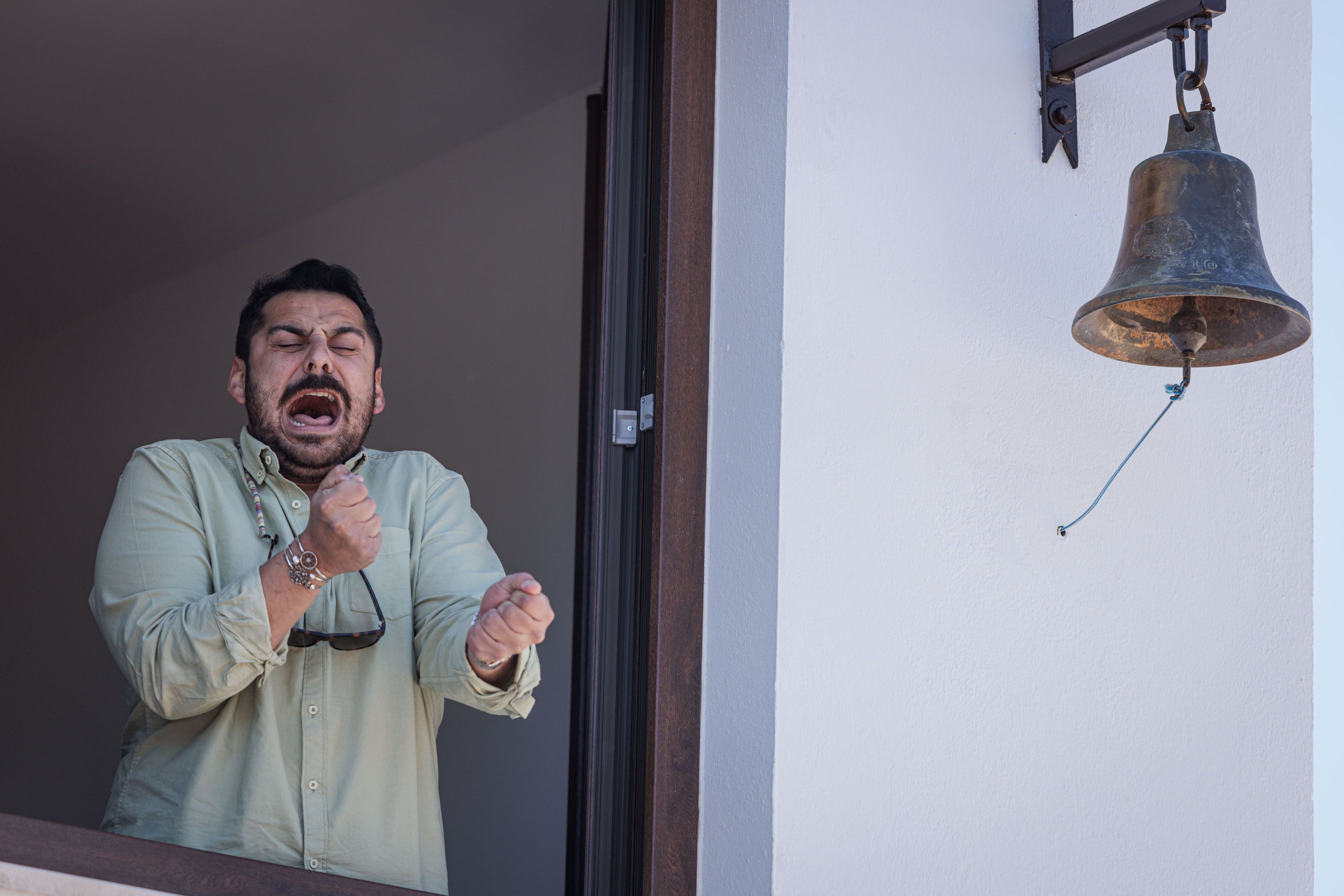 Imagen de la Hermandad de La Sed este Lunes Santo.