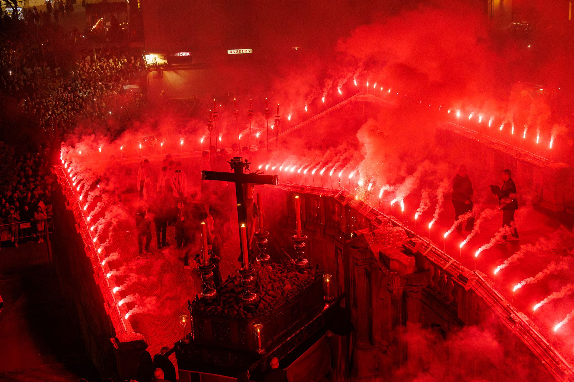 El Cristo de la Viga, la recogida más espectacular de la Semana Santa de Jerez