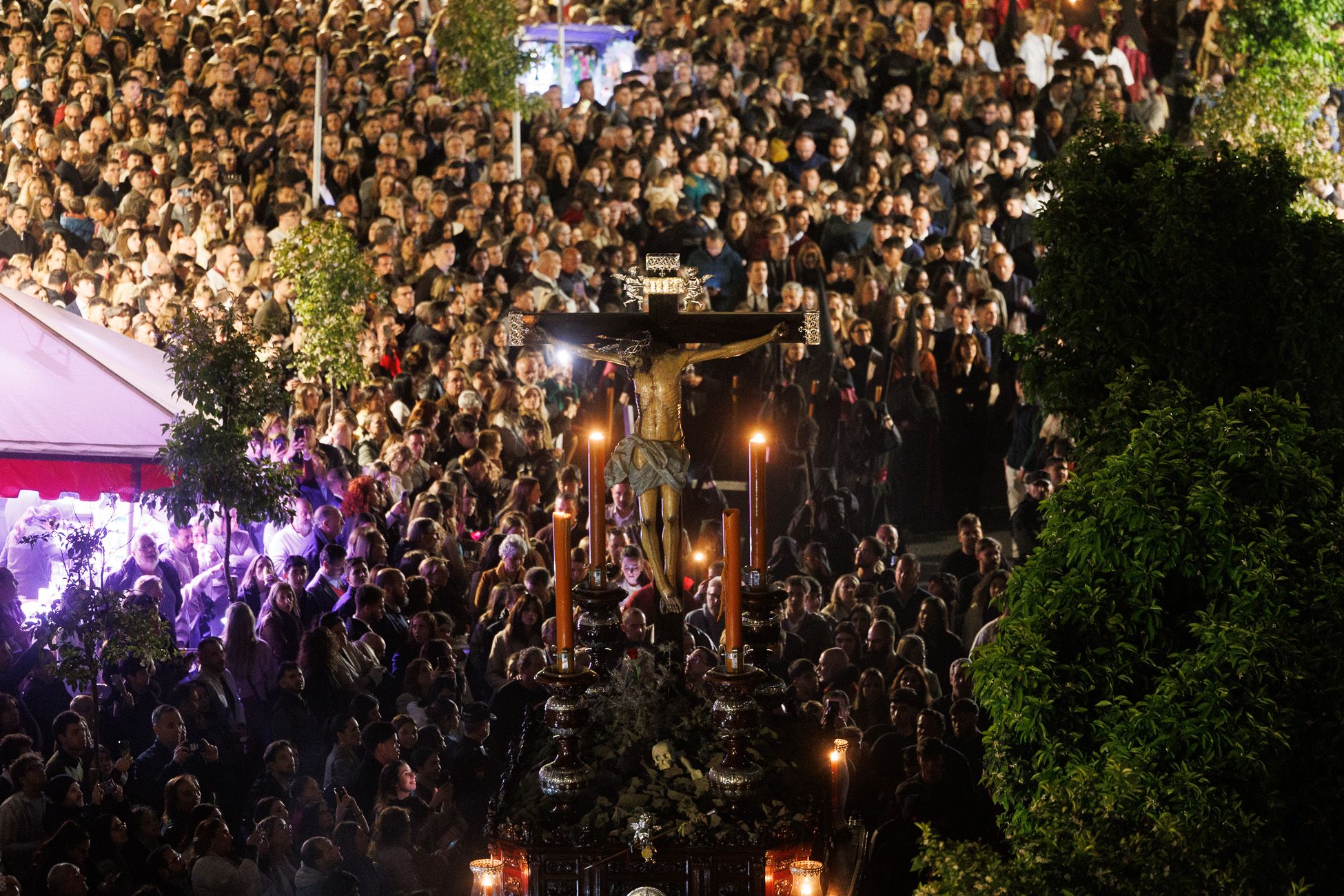 El Cristo de la Viga, la recogida más espectacular de la Semana Santa de Jerez
