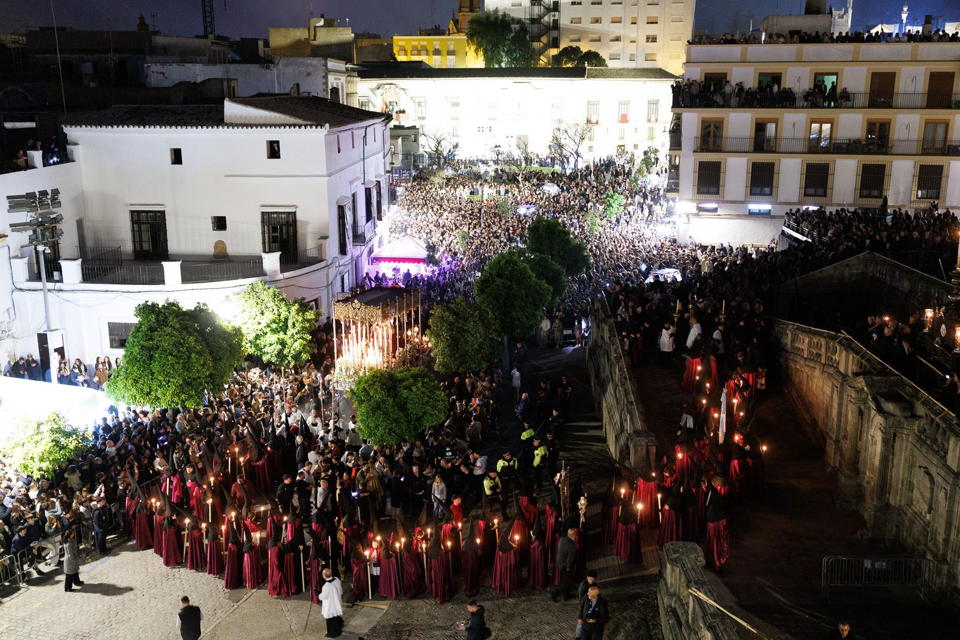 El Cristo de la Viga, la recogida más espectacular de la Semana Santa de Jerez