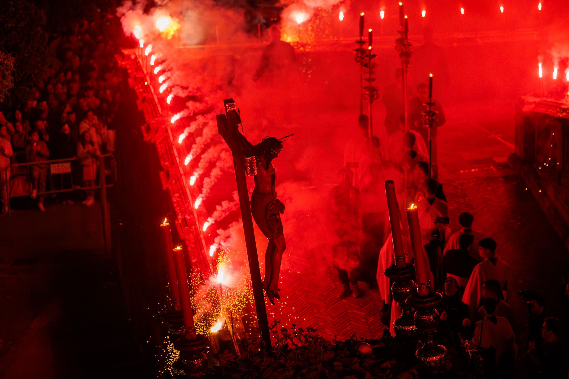 El Cristo de la Viga, la recogida más espectacular de la Semana Santa de Jerez