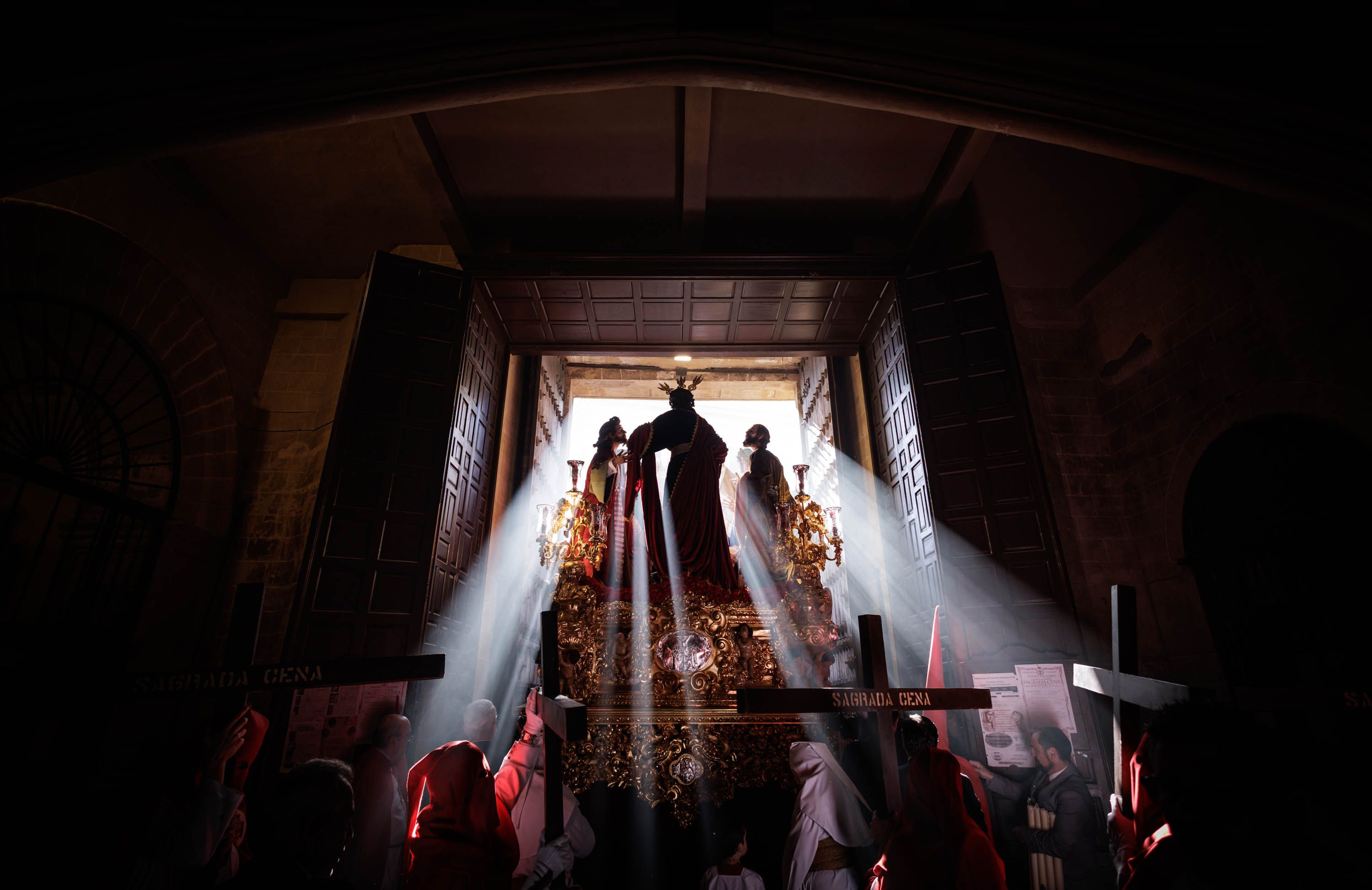 La Santa Cena sale de San Marcos este Lunes Santo en Jerez