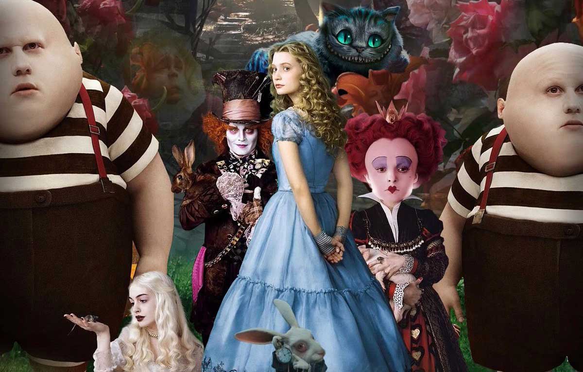 Una imagen de la película 'Alicia en el país de las maravillas' de 2010. Una imagen de la película 'Alicia en el país de las maravillas' de 2010.