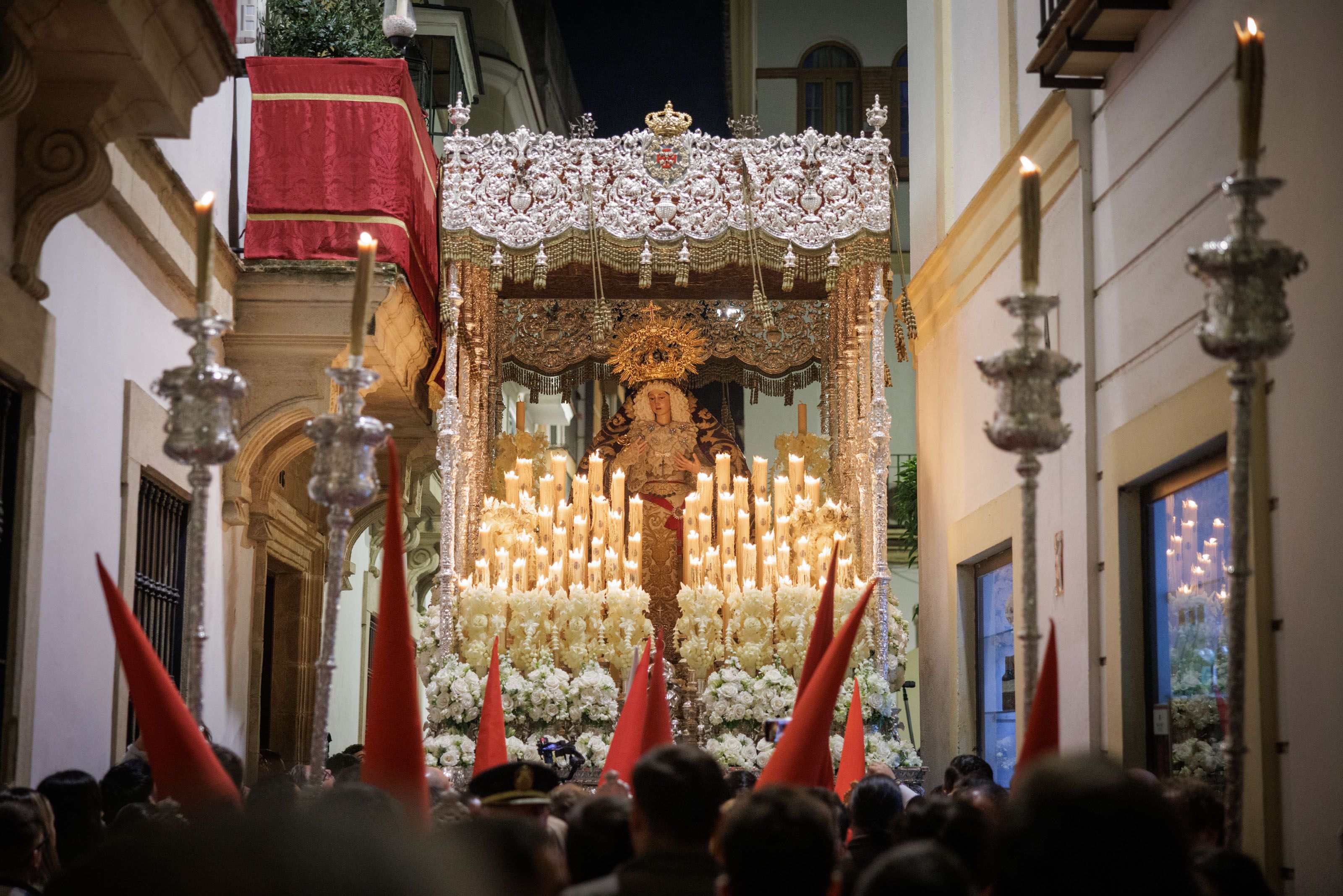 La Santa Cena sale de San Marcos este Lunes Santo en Jerez por calle Tornería.