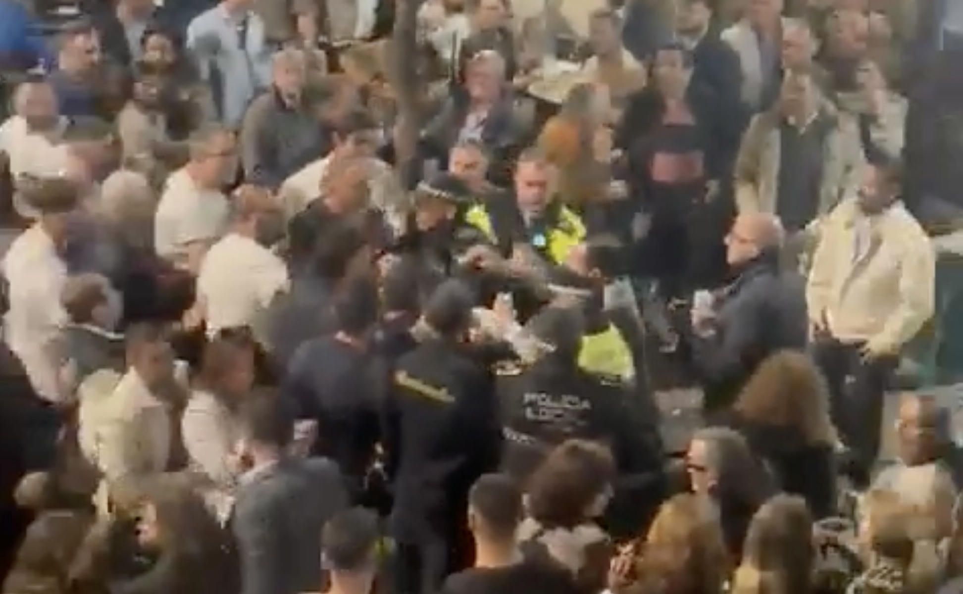 La pelea en Plateros este Lunes Santo.