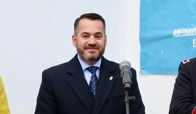 El alcalde de Paterna de Rivera, Andrés Clavijo.