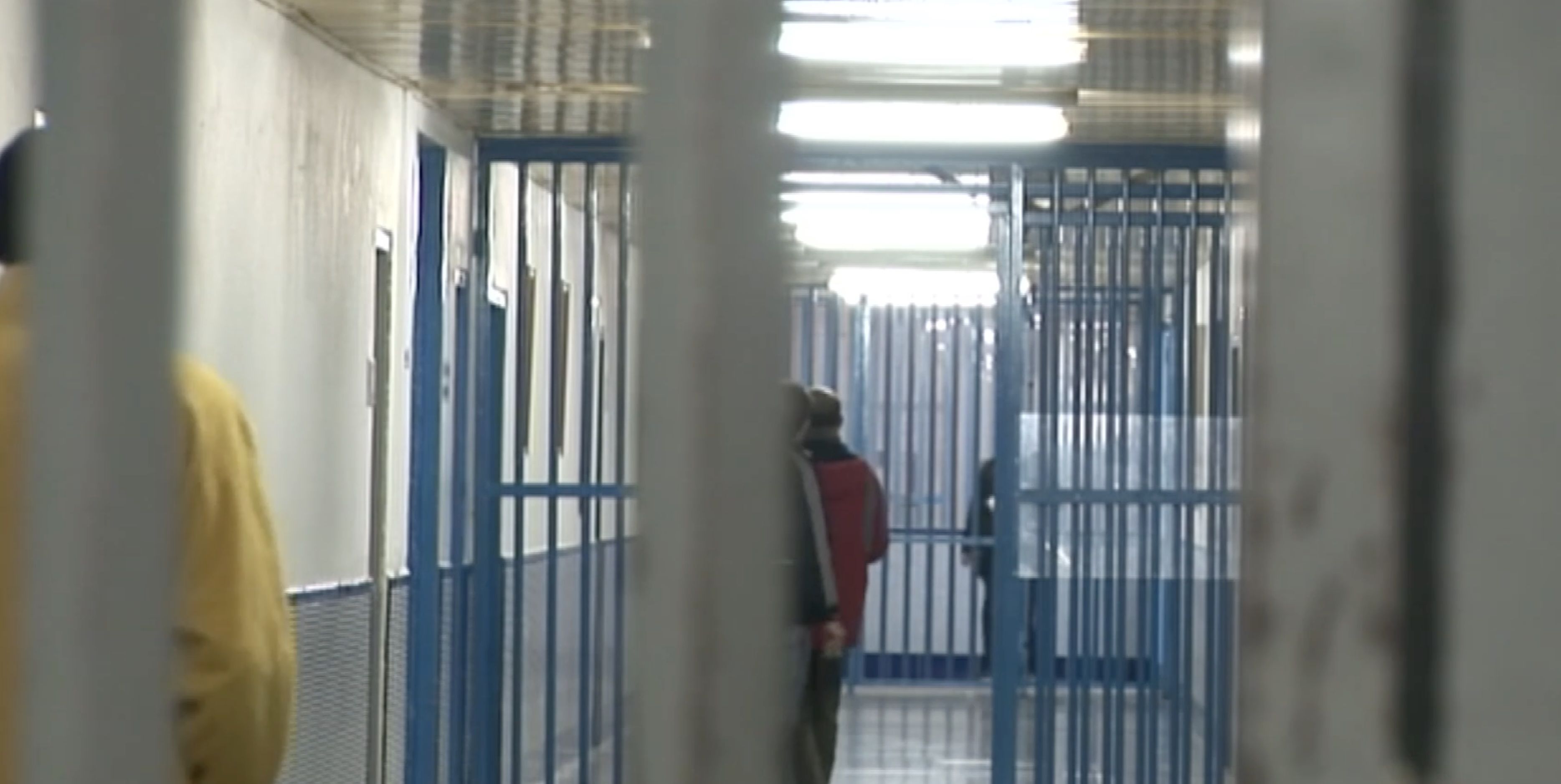 El interior de la cárcel de Huelva, en una imagen de Canal Sur.