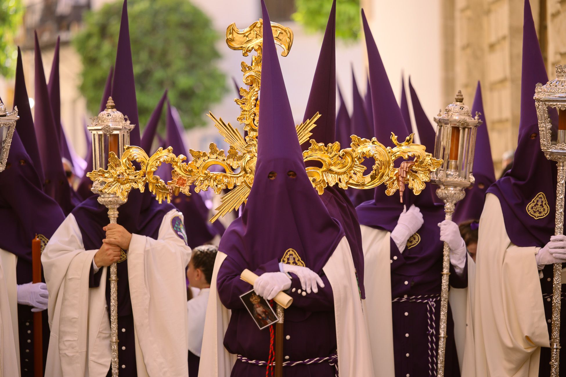 La Hermandad de la Salud de San Rafael, este Martes Santo en Jerez.